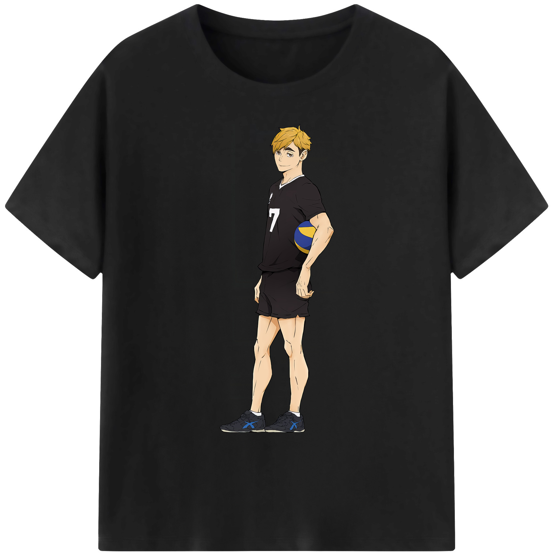 （画像用） ハイキュー!! Haikyu!! 綿100％ メンズ半袖Tシャツ｜肌触りやわらか＆通気性