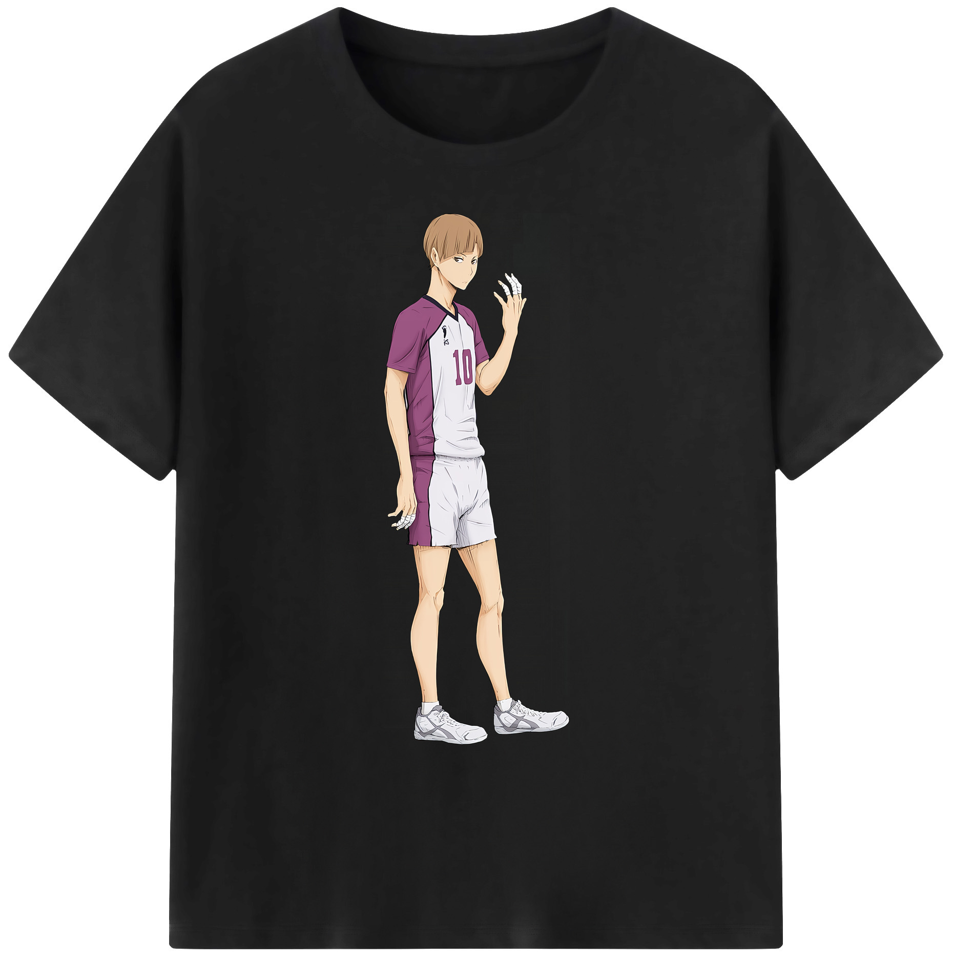（画像用） ハイキュー!! Haikyu!! 綿100％ メンズ半袖Tシャツ｜肌触りやわらか＆通気性