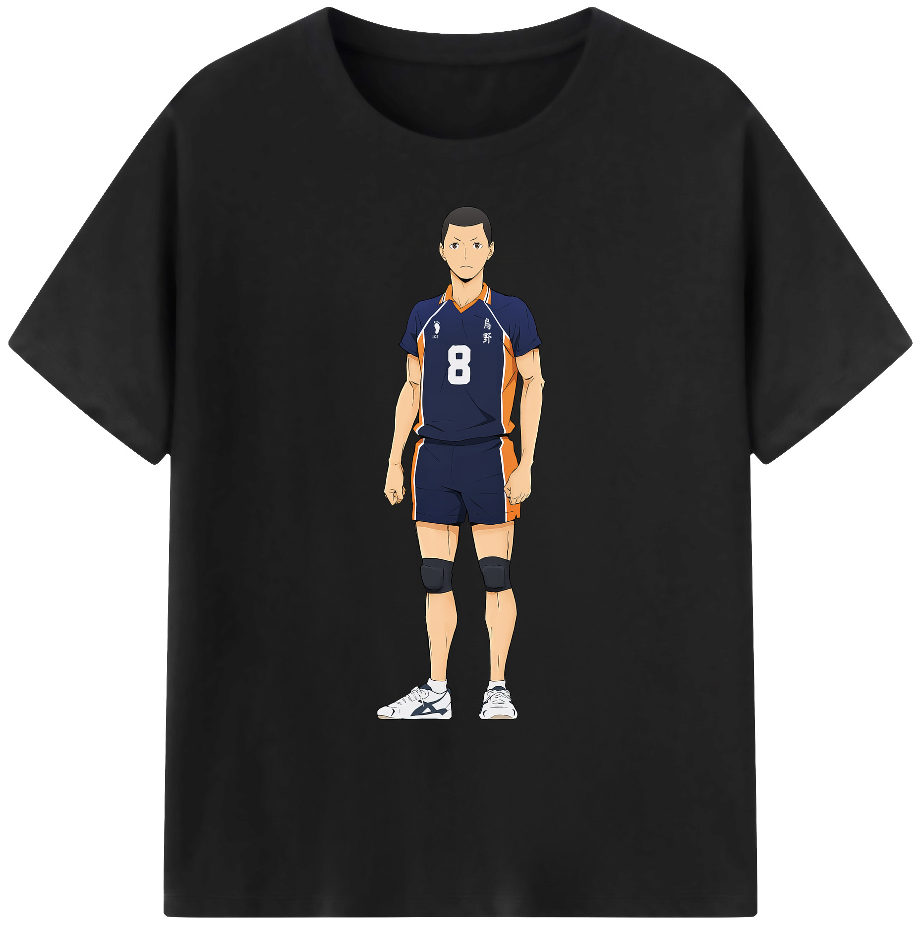 （画像用） ハイキュー!! Haikyu!! 綿100％ メンズ半袖Tシャツ｜肌触りやわらか＆通気性