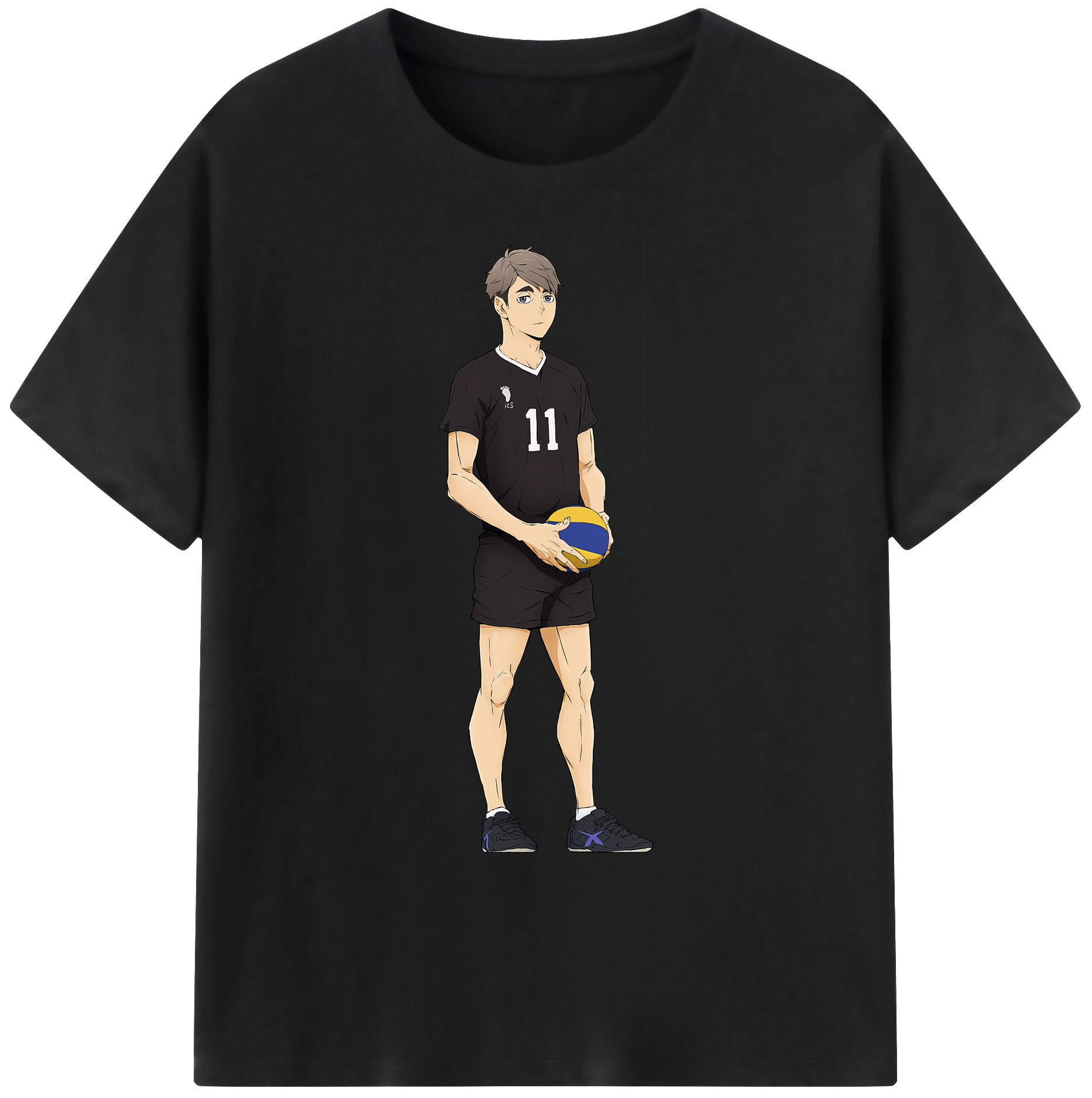 （画像用） ハイキュー!! Haikyu!! 綿100％ メンズ半袖Tシャツ｜肌触りやわらか＆通気性