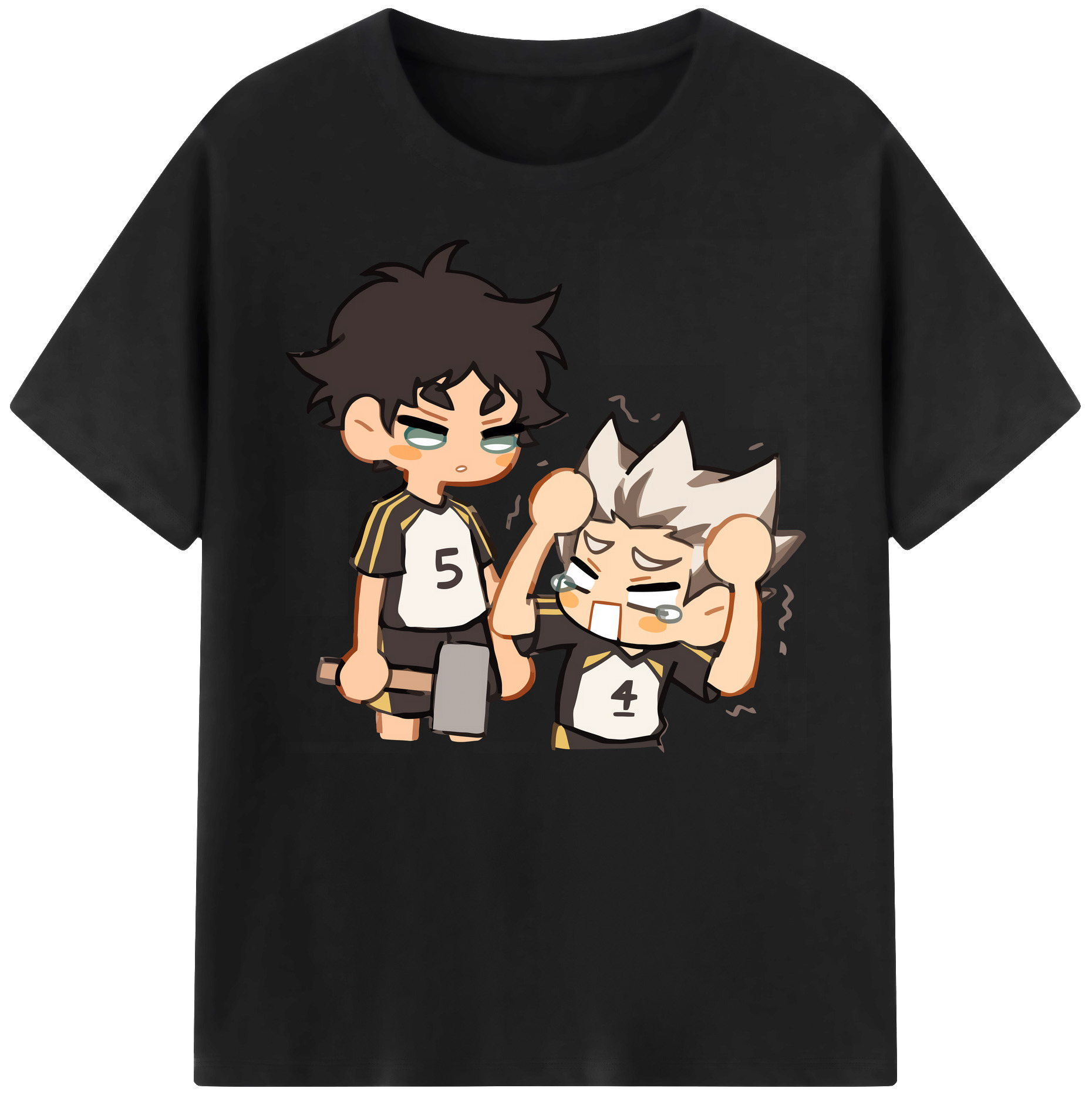 （画像用） ハイキュー!! Haikyu!! 綿100％ メンズ半袖Tシャツ｜肌触りやわらか＆通気性