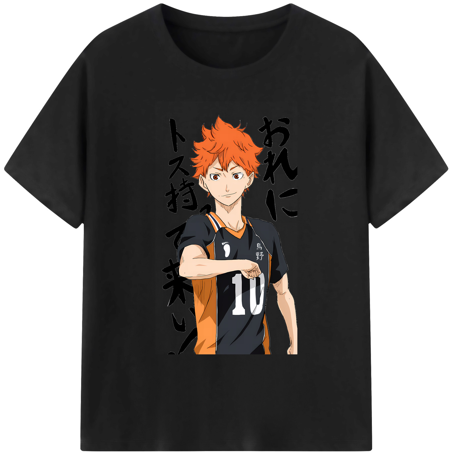 （画像用） ハイキュー!! Haikyu!! 綿100％ メンズ半袖Tシャツ｜肌触りやわらか＆通気性