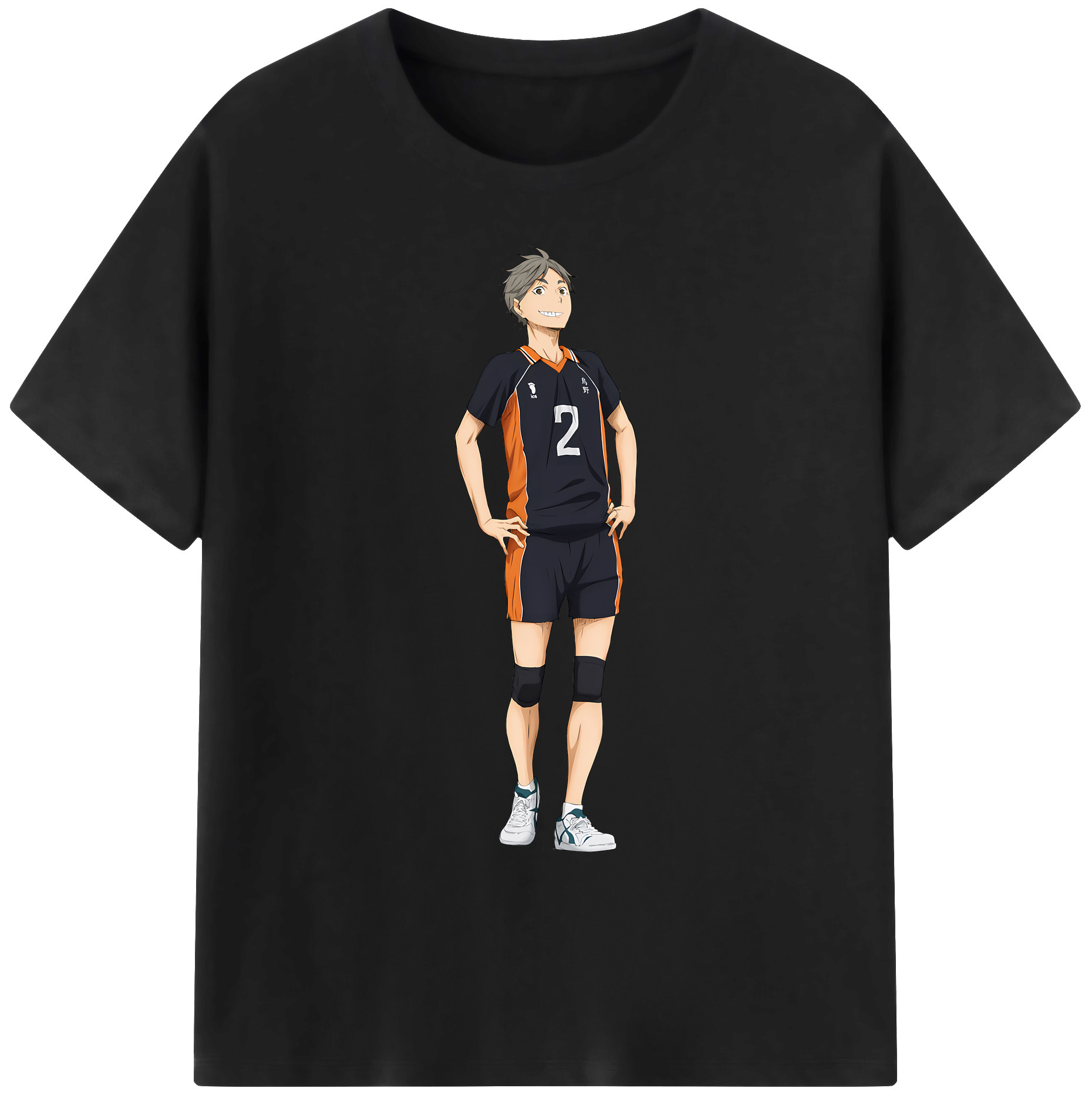（画像用） ハイキュー!! Haikyu!! 綿100％ メンズ半袖Tシャツ｜肌触りやわらか＆通気性