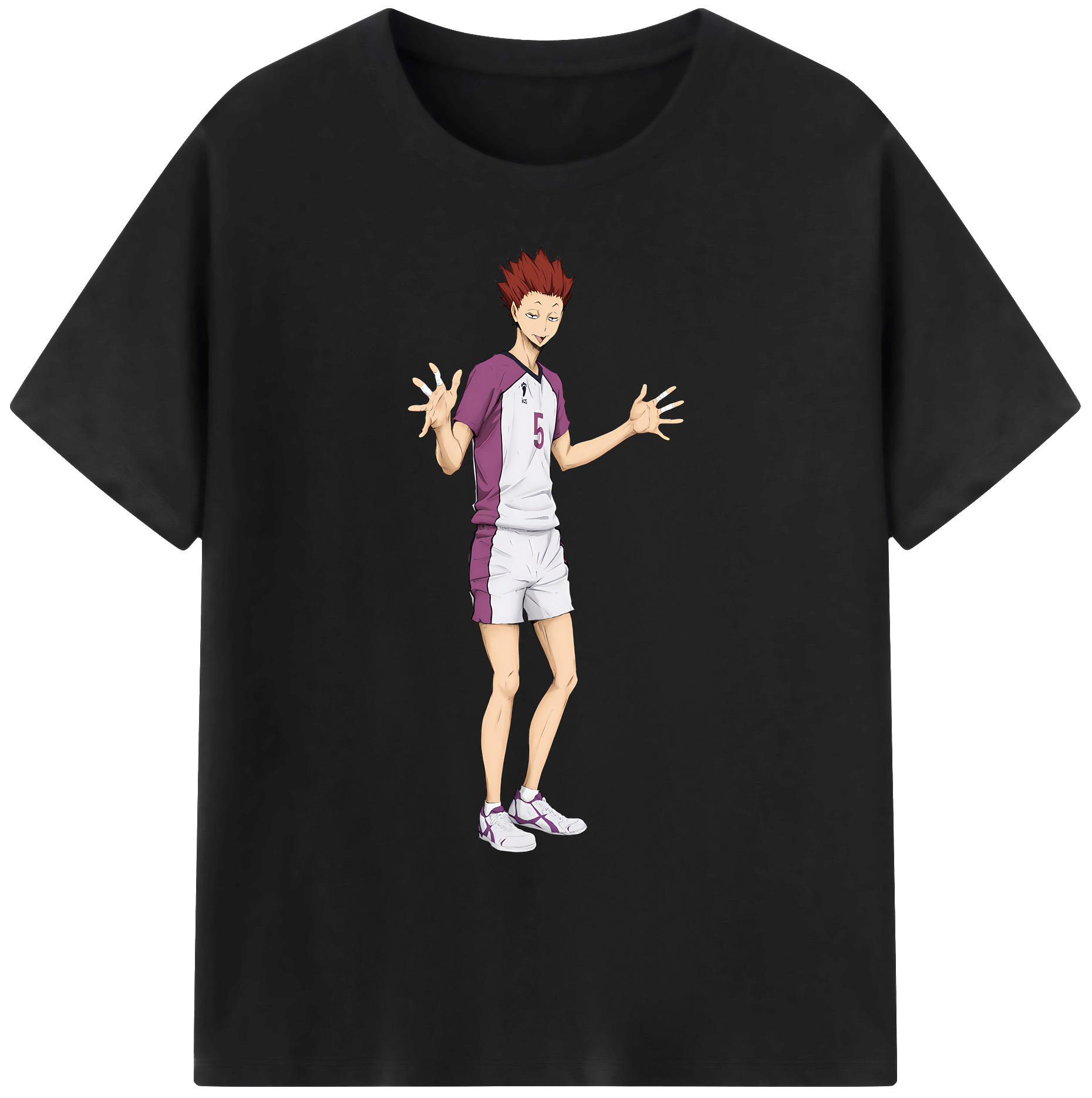（画像用） ハイキュー!! Haikyu!! 綿100％ メンズ半袖Tシャツ｜肌触りやわらか＆通気性