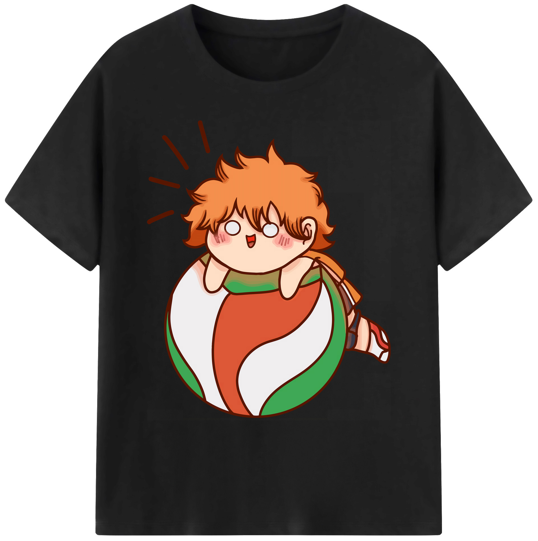 （画像用） ハイキュー!! Haikyu!! 綿100％ メンズ半袖Tシャツ｜肌触りやわらか＆通気性