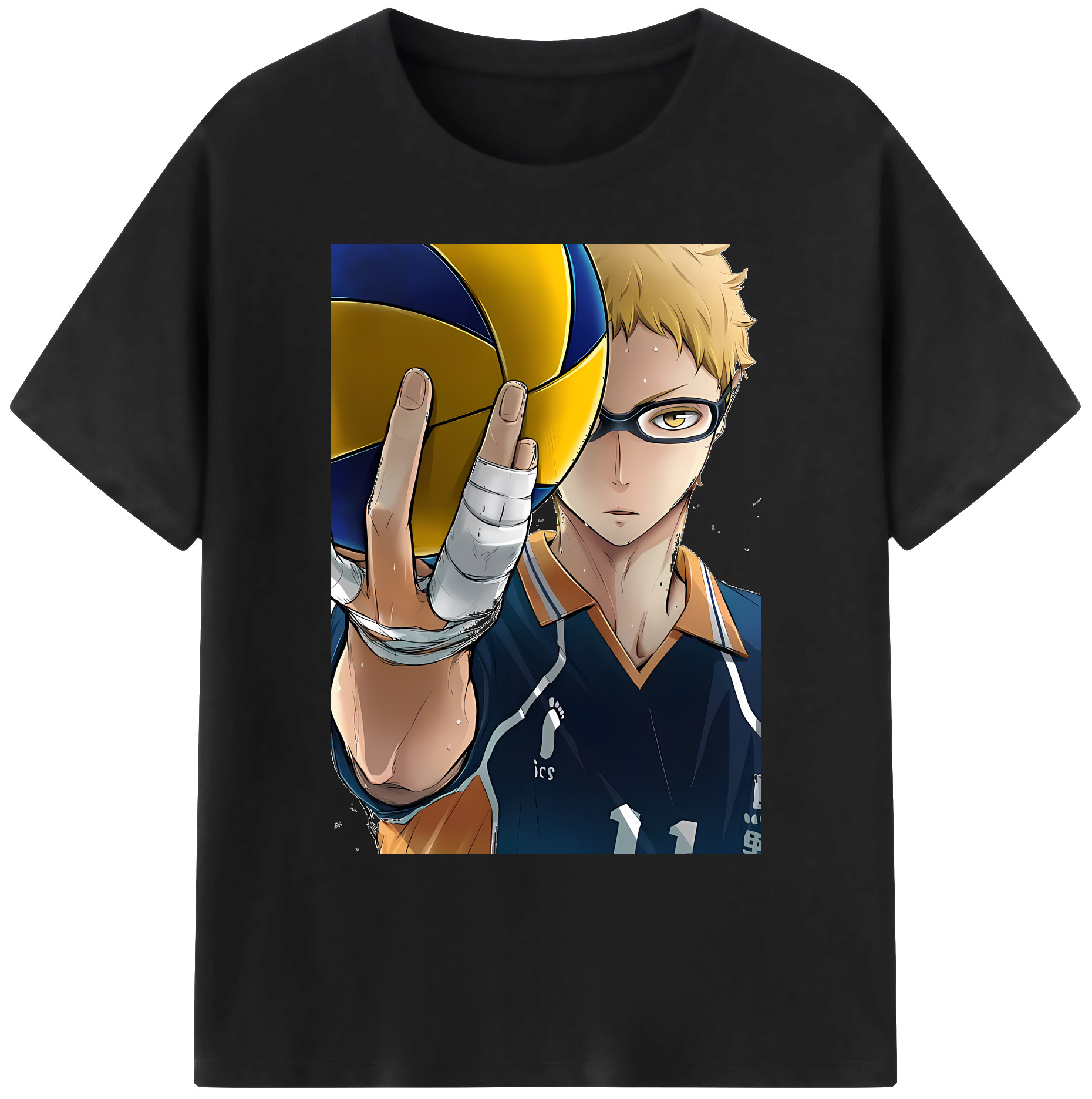 （画像用） ハイキュー!! Haikyu!! 綿100％ メンズ半袖Tシャツ｜肌触りやわらか＆通気性
