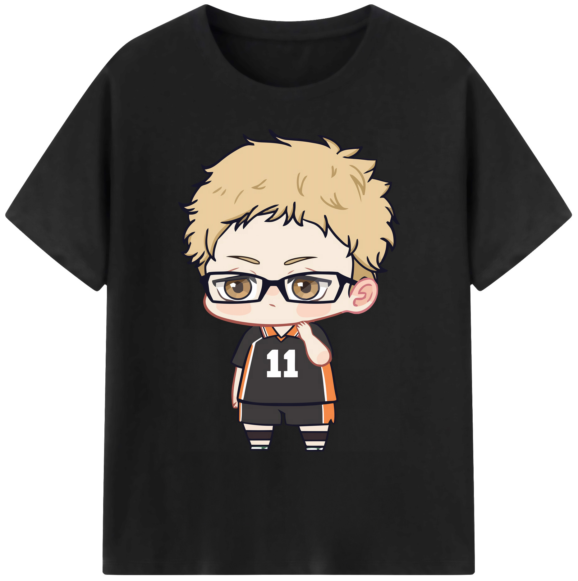 （画像用） ハイキュー!! Haikyu!! 綿100％ メンズ半袖Tシャツ｜肌触りやわらか＆通気性