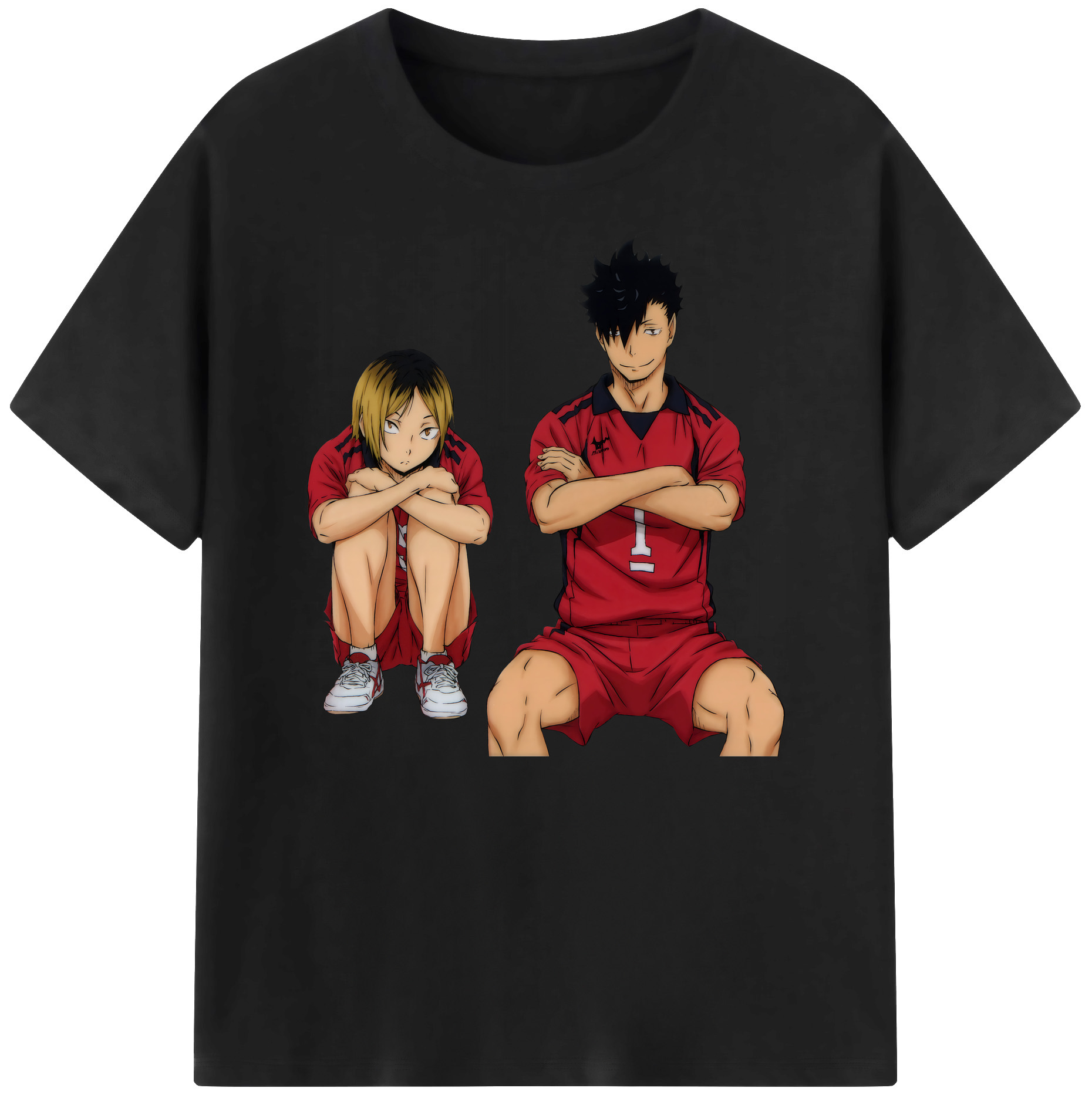 （画像用） ハイキュー!! Haikyu!! 綿100％ メンズ半袖Tシャツ｜肌触りやわらか＆通気性