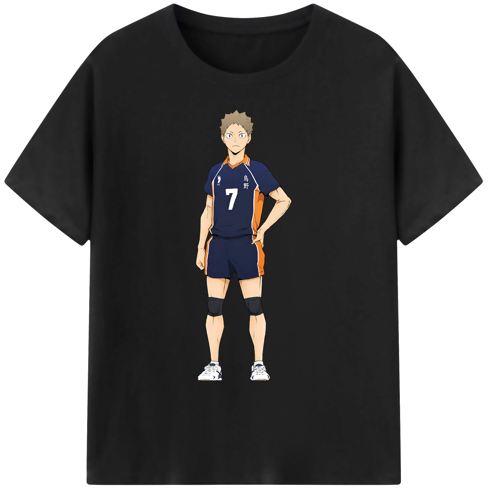 （画像用） ハイキュー!! Haikyu!! 綿100％ メンズ半袖Tシャツ｜肌触りやわらか＆通気性