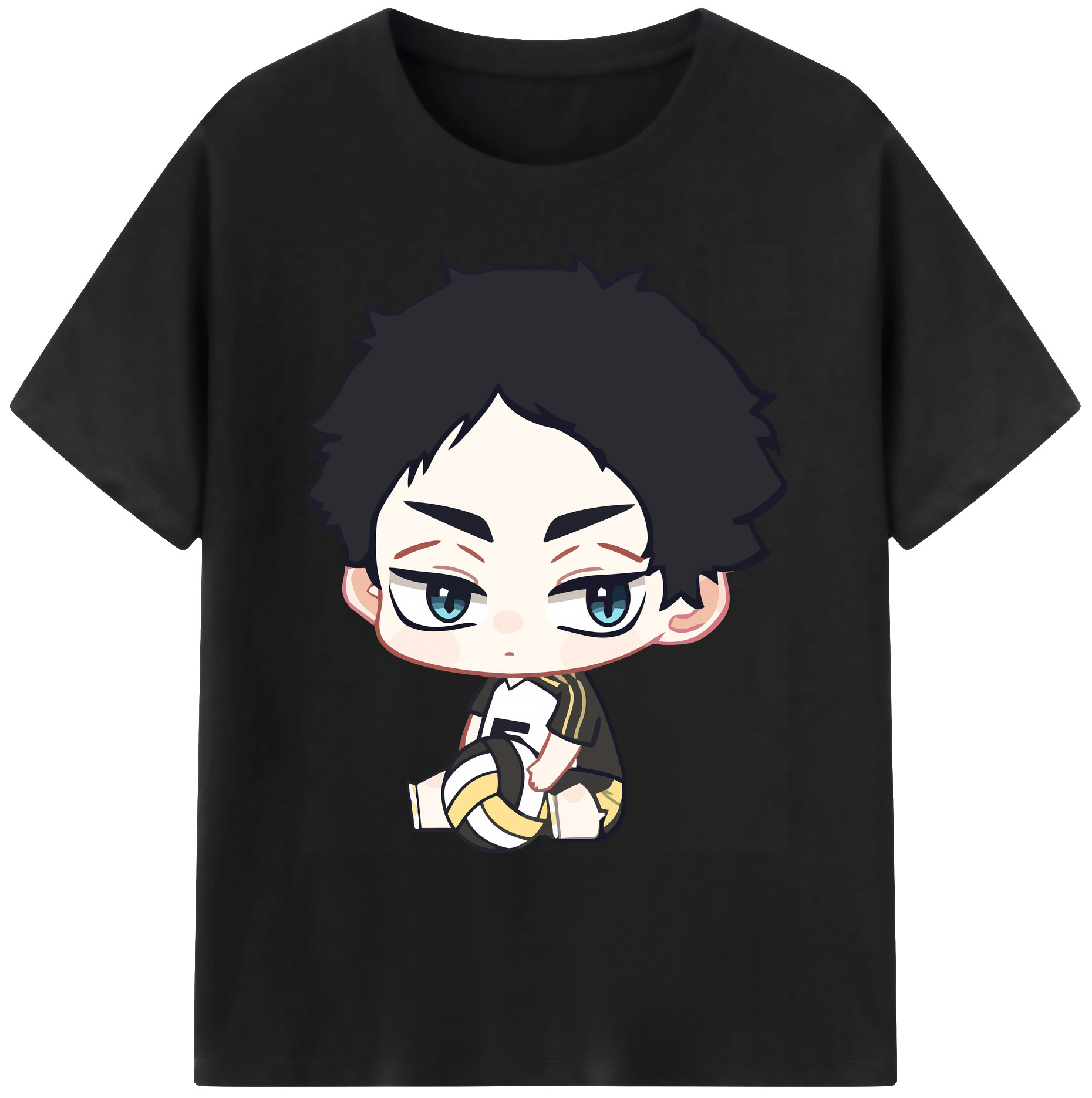 （画像用） ハイキュー!! Haikyu!! 綿100％ メンズ半袖Tシャツ｜肌触りやわらか＆通気性