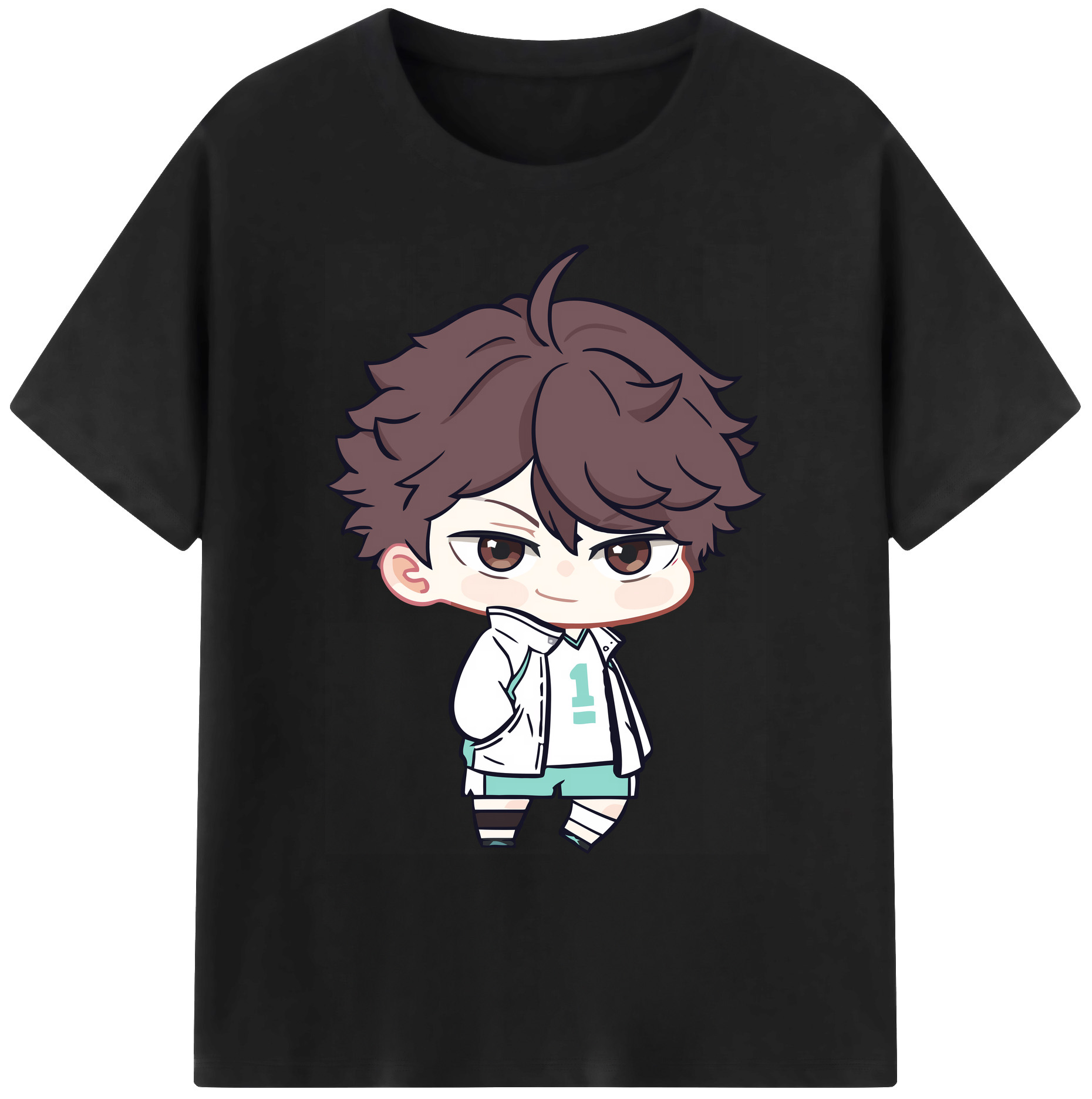 （画像用） ハイキュー!! Haikyu!! 綿100％ メンズ半袖Tシャツ｜肌触りやわらか＆通気性