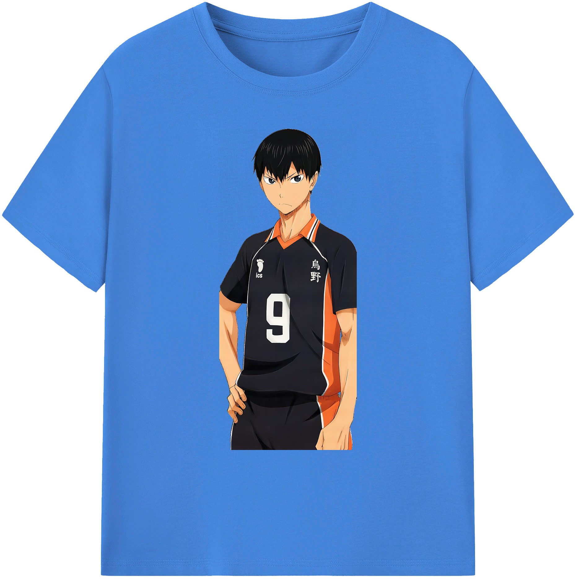 （画像用） ハイキュー!! Haikyu!! 綿100％ メンズ半袖Tシャツ｜肌触りやわらか＆通気性