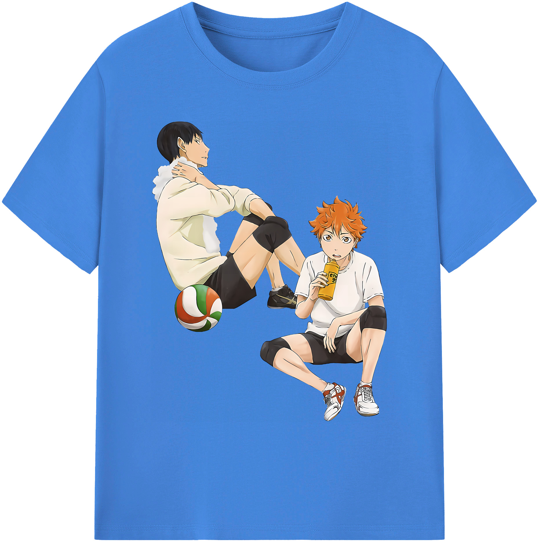 （画像用） ハイキュー!! Haikyu!! 綿100％ メンズ半袖Tシャツ｜肌触りやわらか＆通気性