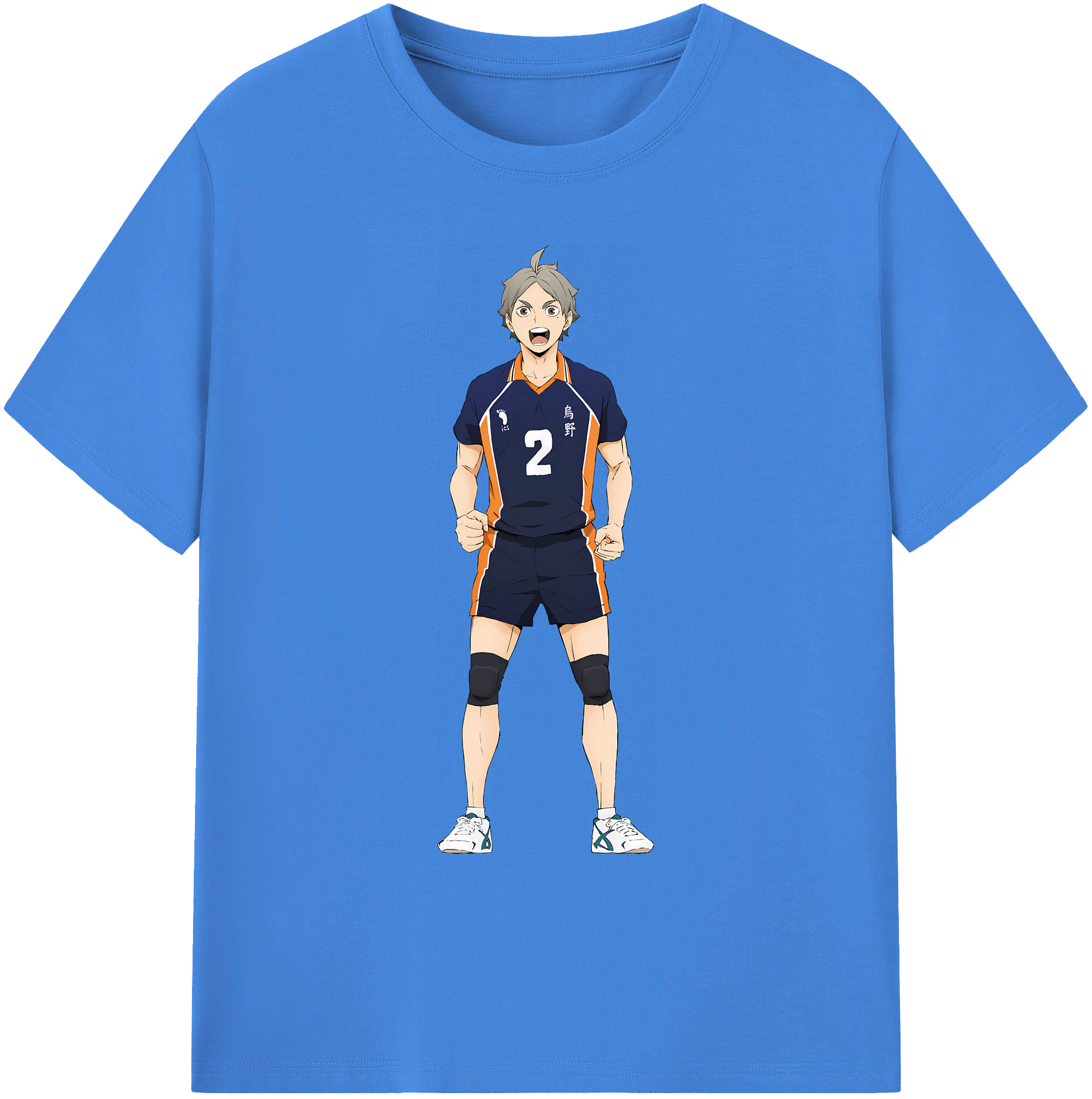 （画像用） ハイキュー!! Haikyu!! 綿100％ メンズ半袖Tシャツ｜肌触りやわらか＆通気性