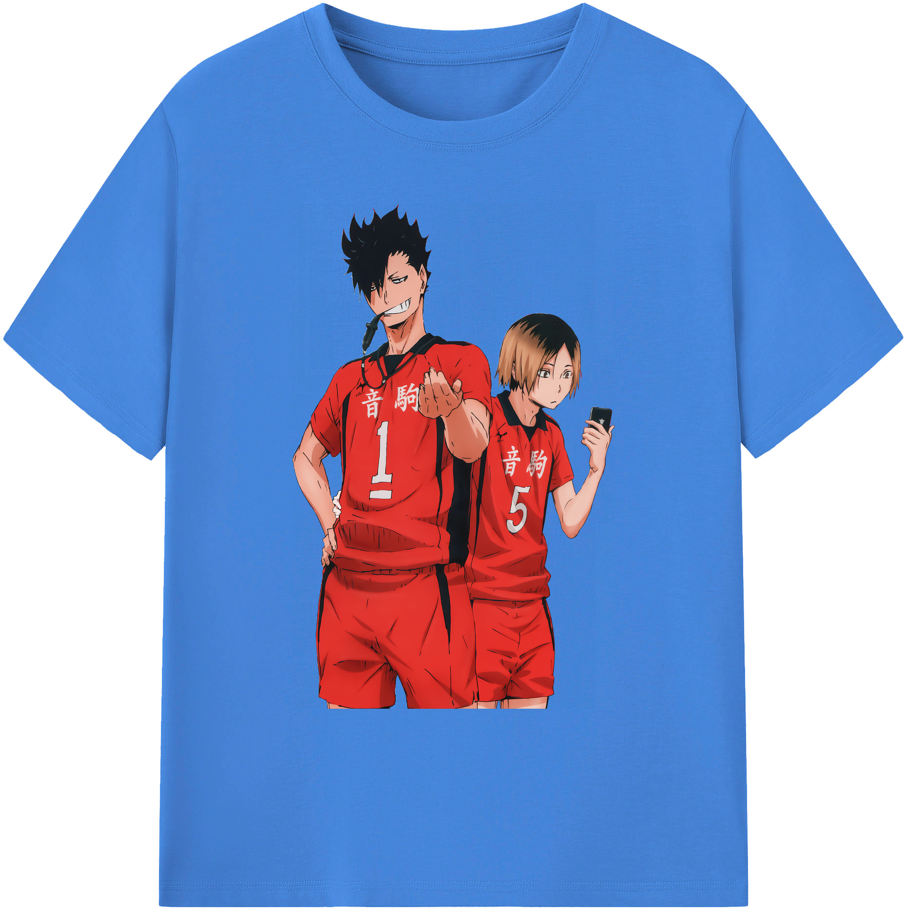 （画像用） ハイキュー!! Haikyu!! 綿100％ メンズ半袖Tシャツ｜肌触りやわらか＆通気性