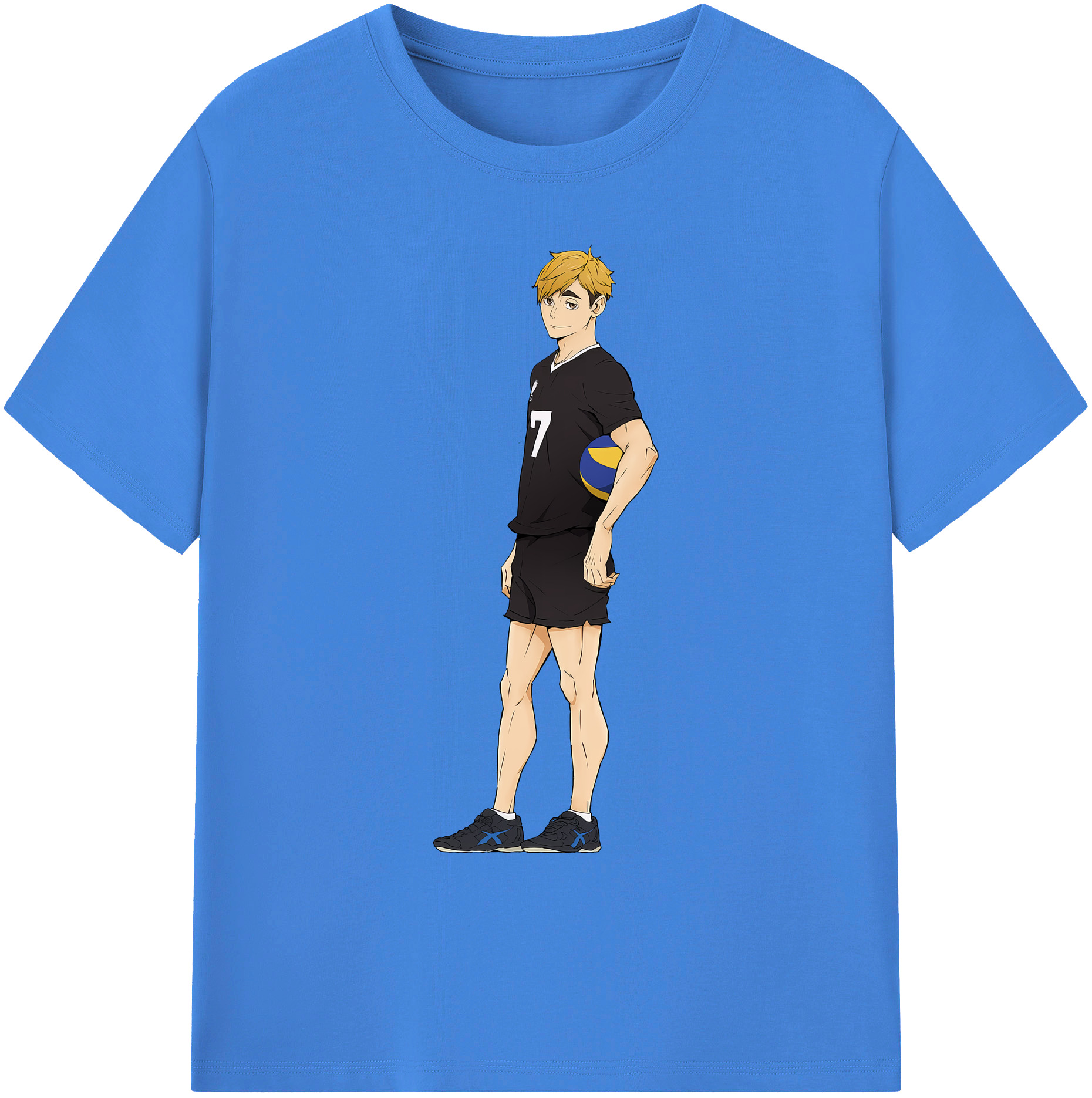 （画像用） ハイキュー!! Haikyu!! 綿100％ メンズ半袖Tシャツ｜肌触りやわらか＆通気性