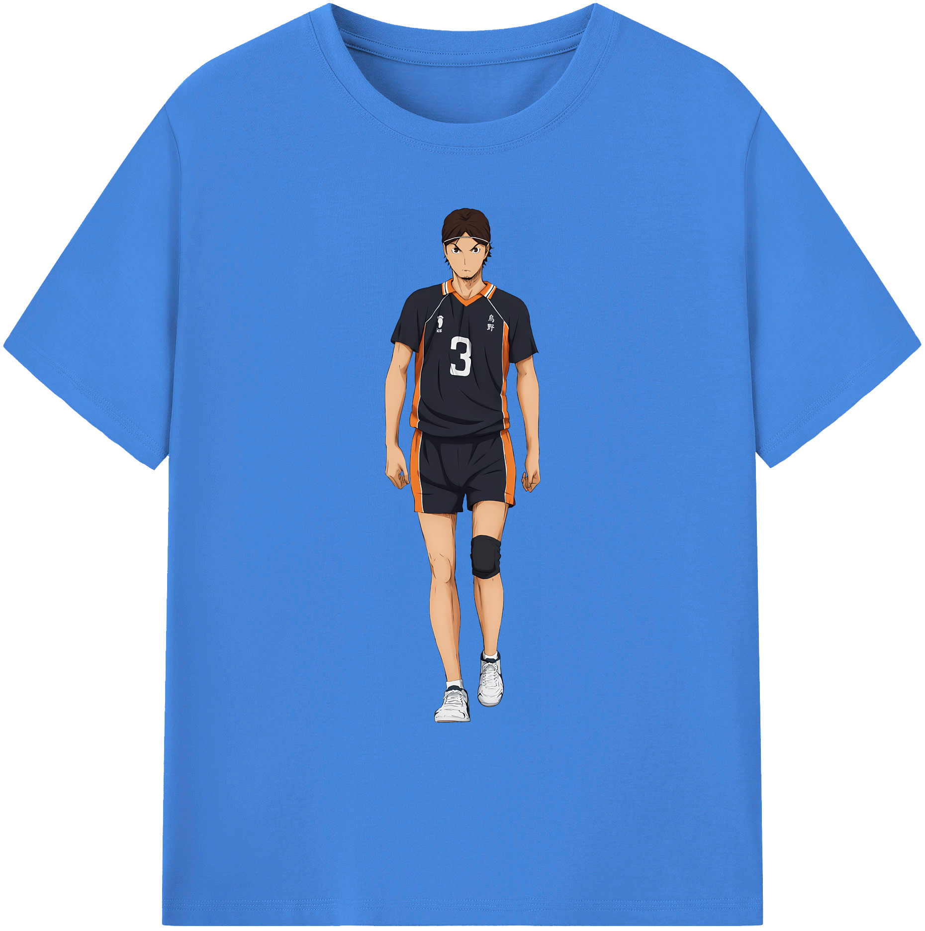 （画像用） ハイキュー!! Haikyu!! 綿100％ メンズ半袖Tシャツ｜肌触りやわらか＆通気性
