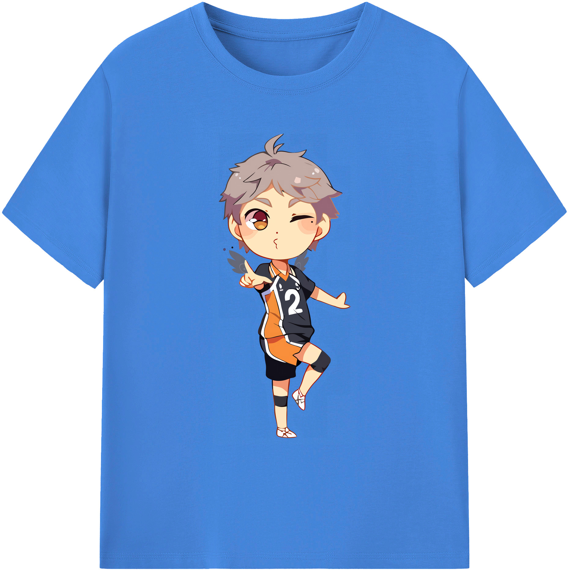 （画像用） ハイキュー!! Haikyu!! 綿100％ メンズ半袖Tシャツ｜肌触りやわらか＆通気性