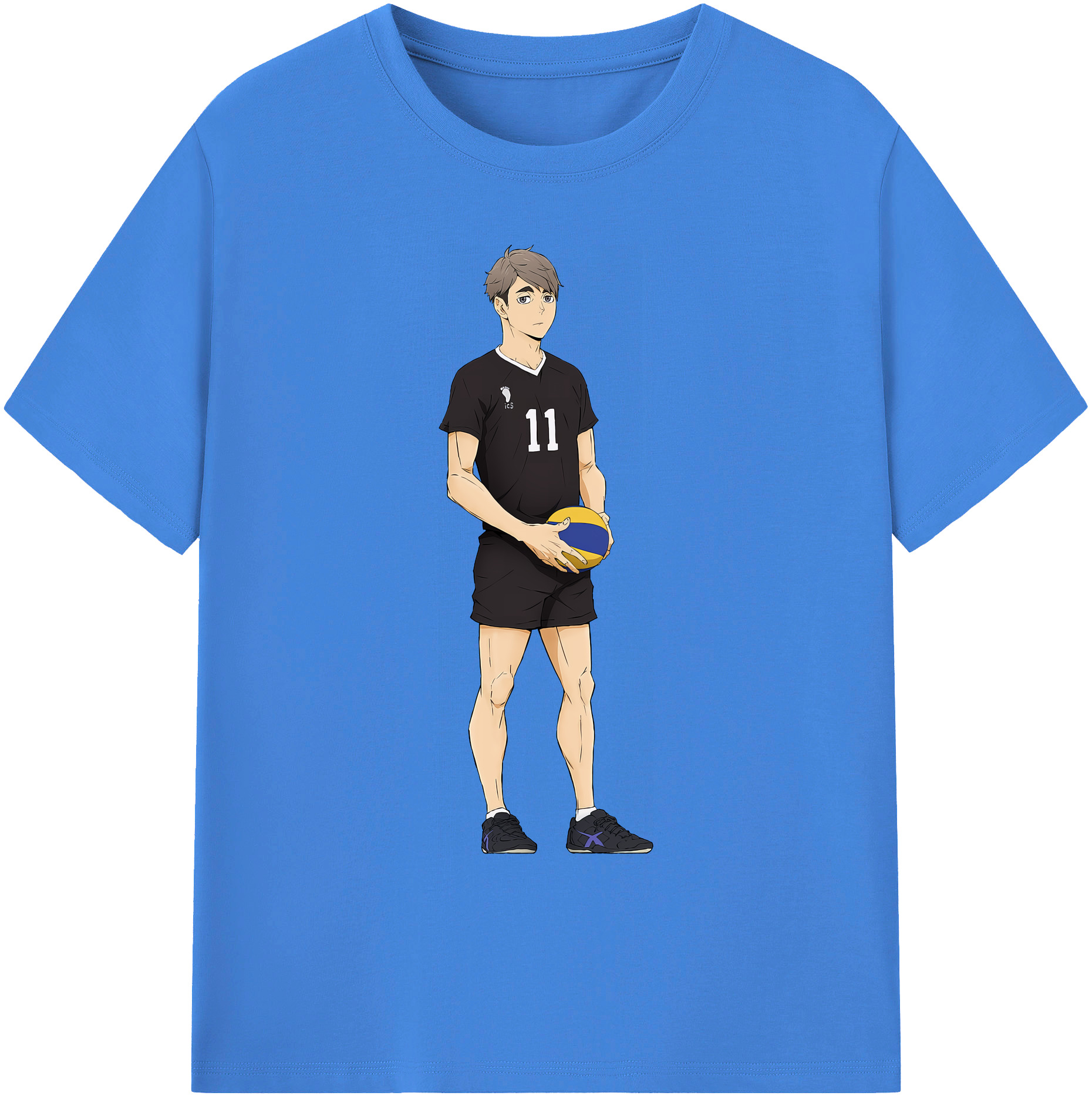 （画像用） ハイキュー!! Haikyu!! 綿100％ メンズ半袖Tシャツ｜肌触りやわらか＆通気性