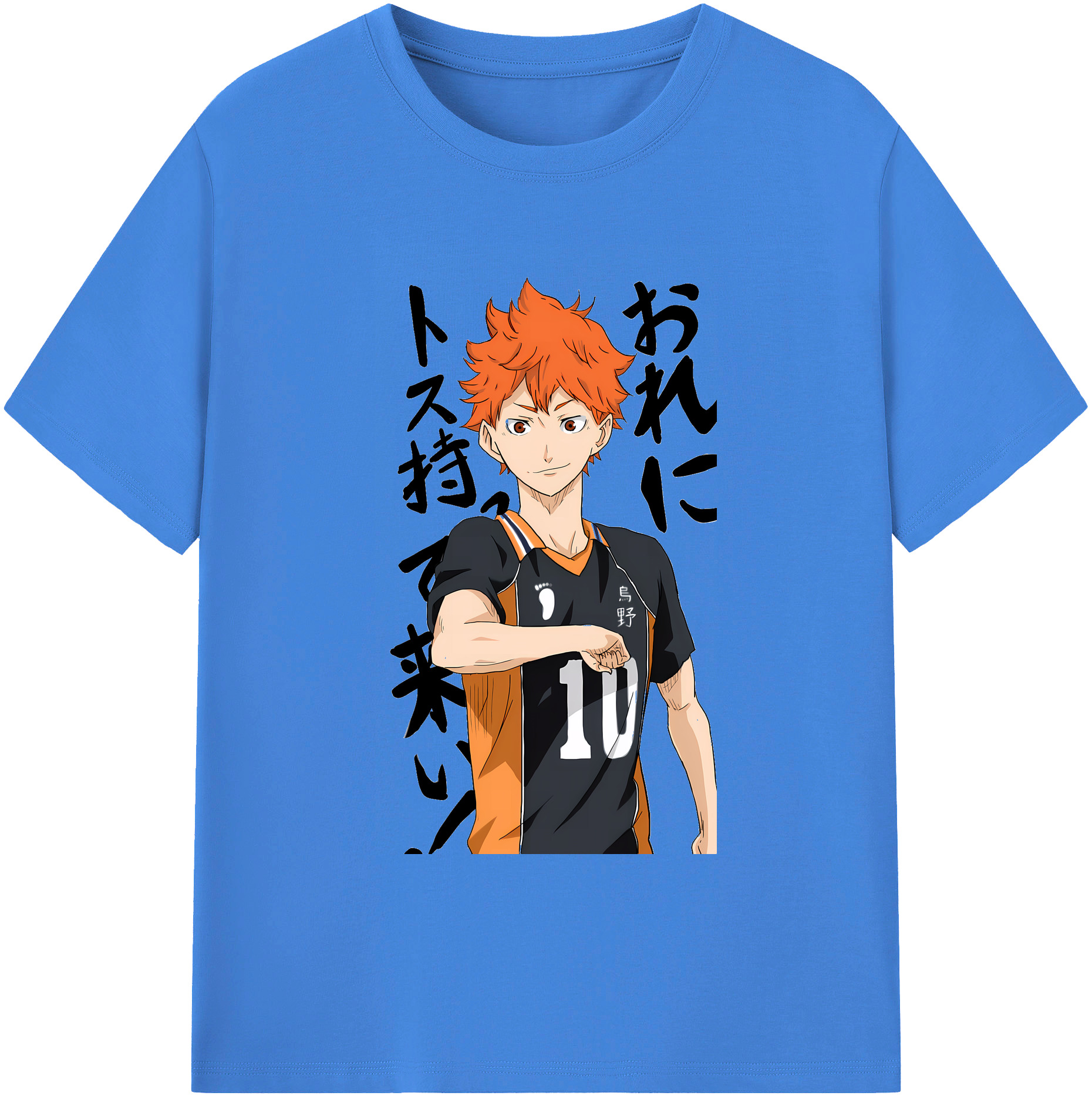 （画像用） ハイキュー!! Haikyu!! 綿100％ メンズ半袖Tシャツ｜肌触りやわらか＆通気性
