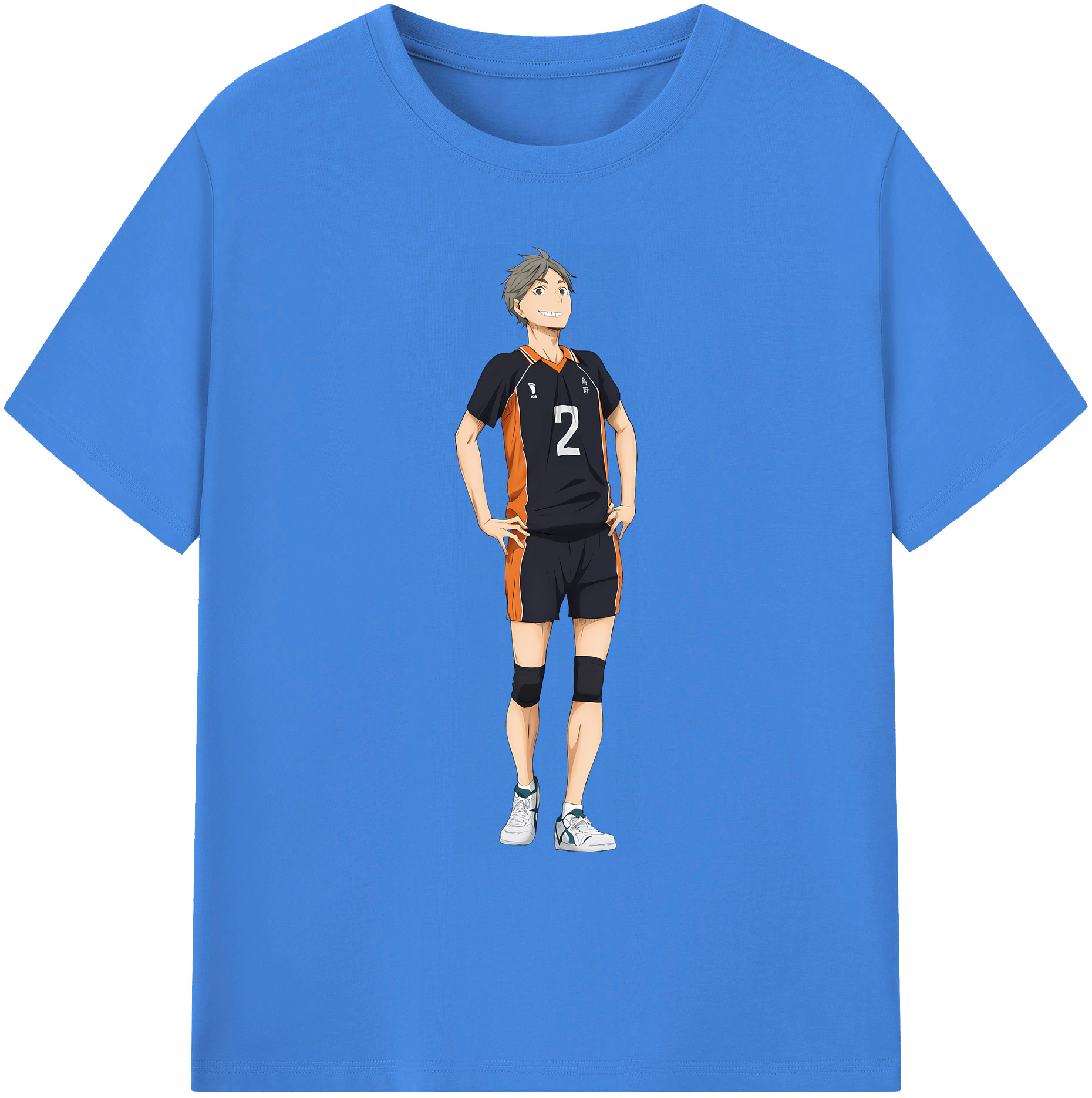 （画像用） ハイキュー!! Haikyu!! 綿100％ メンズ半袖Tシャツ｜肌触りやわらか＆通気性
