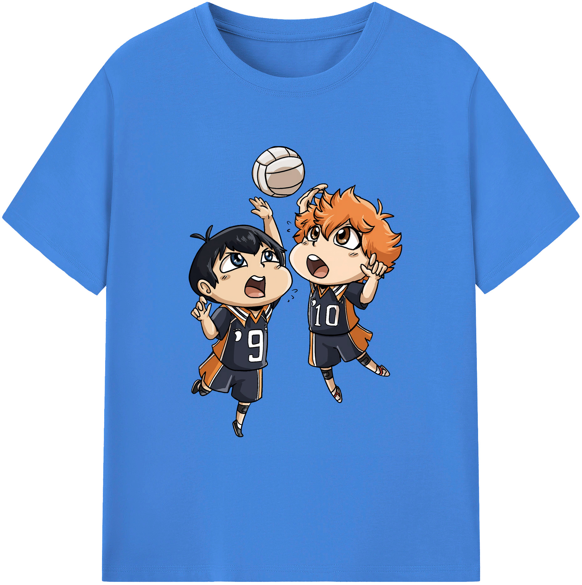 （画像用） ハイキュー!! Haikyu!! 綿100％ メンズ半袖Tシャツ｜肌触りやわらか＆通気性