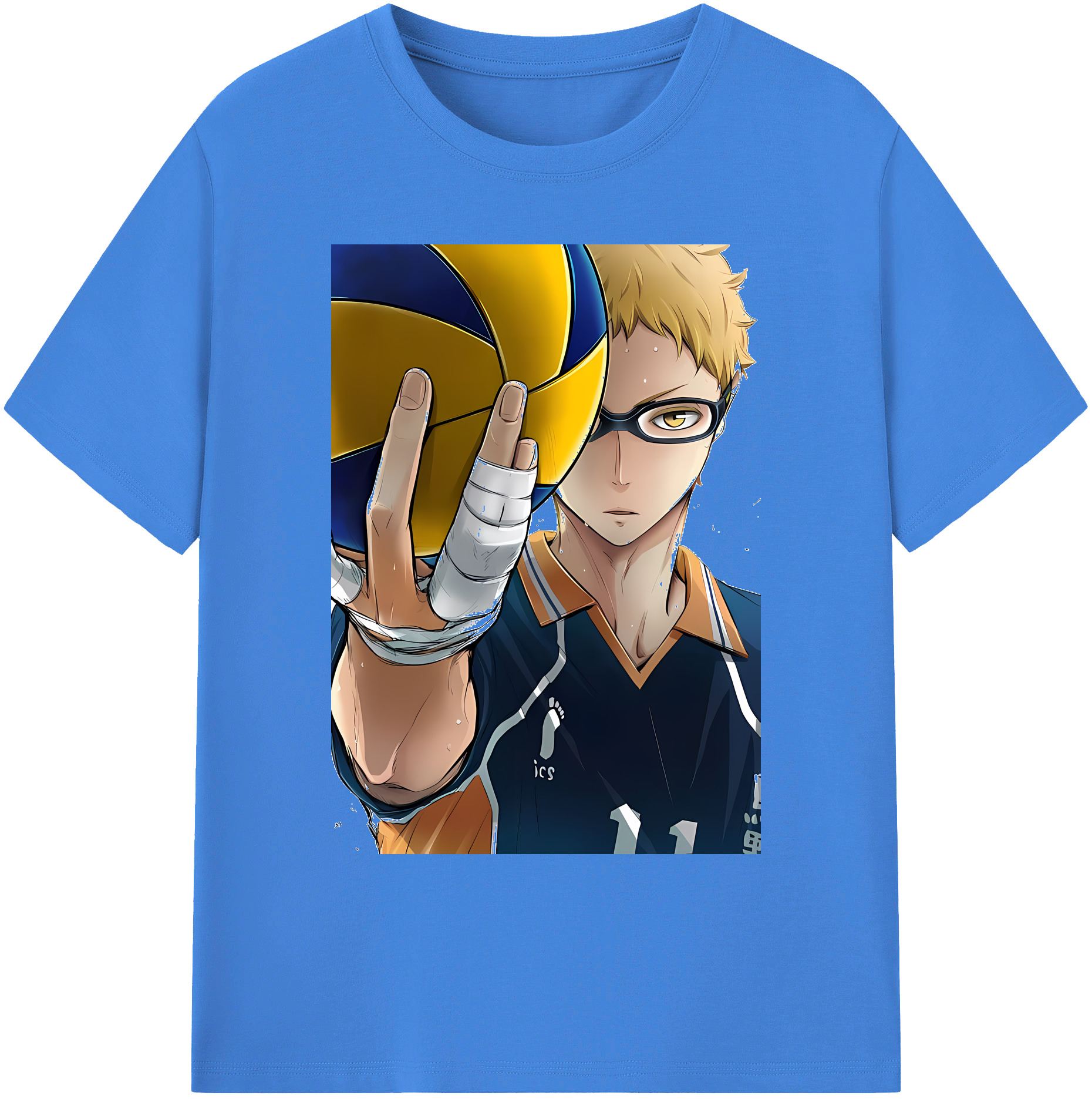 （画像用） ハイキュー!! Haikyu!! 綿100％ メンズ半袖Tシャツ｜肌触りやわらか＆通気性