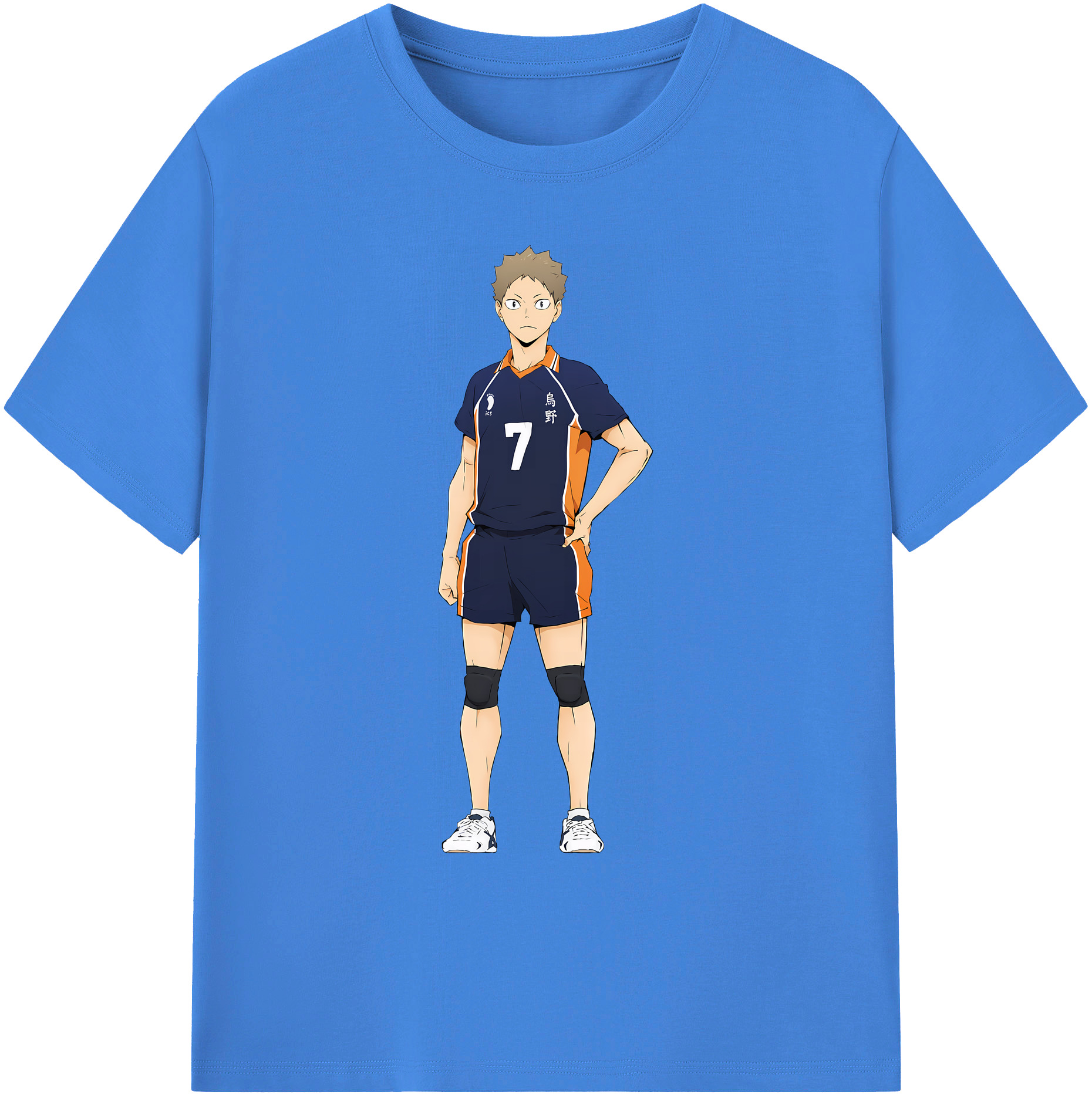 （画像用） ハイキュー!! Haikyu!! 綿100％ メンズ半袖Tシャツ｜肌触りやわらか＆通気性