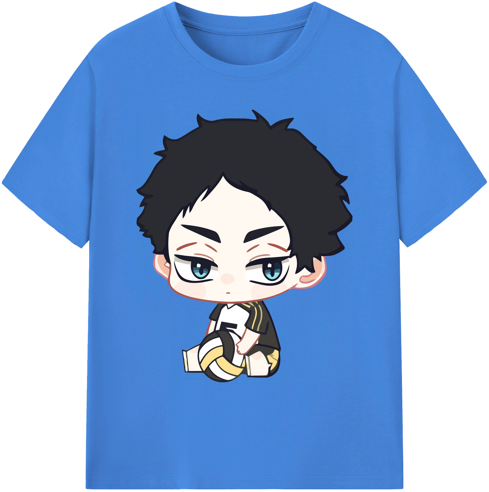 （画像用） ハイキュー!! Haikyu!! 綿100％ メンズ半袖Tシャツ｜肌触りやわらか＆通気性