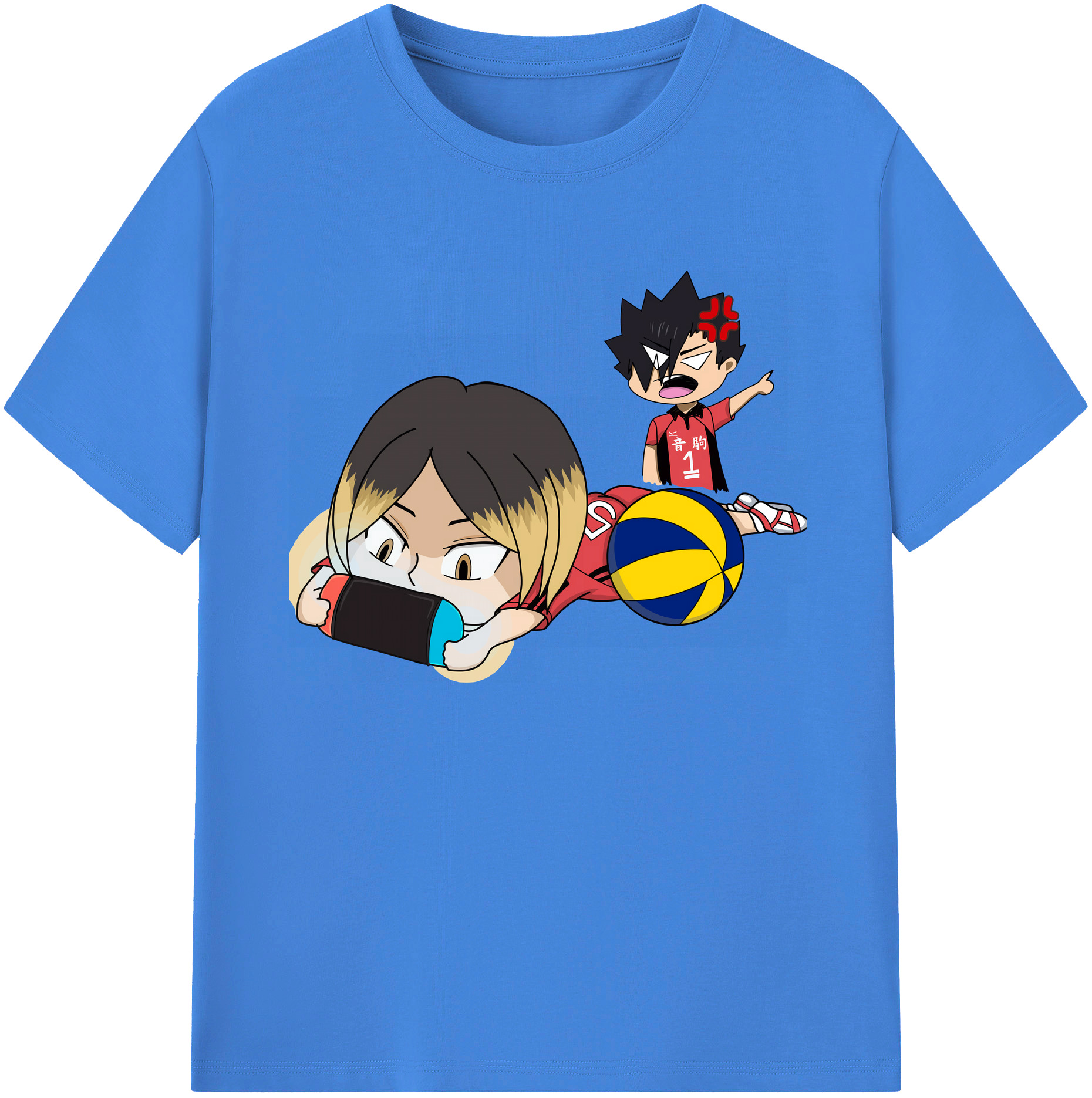 （画像用） ハイキュー!! Haikyu!! 綿100％ メンズ半袖Tシャツ｜肌触りやわらか＆通気性