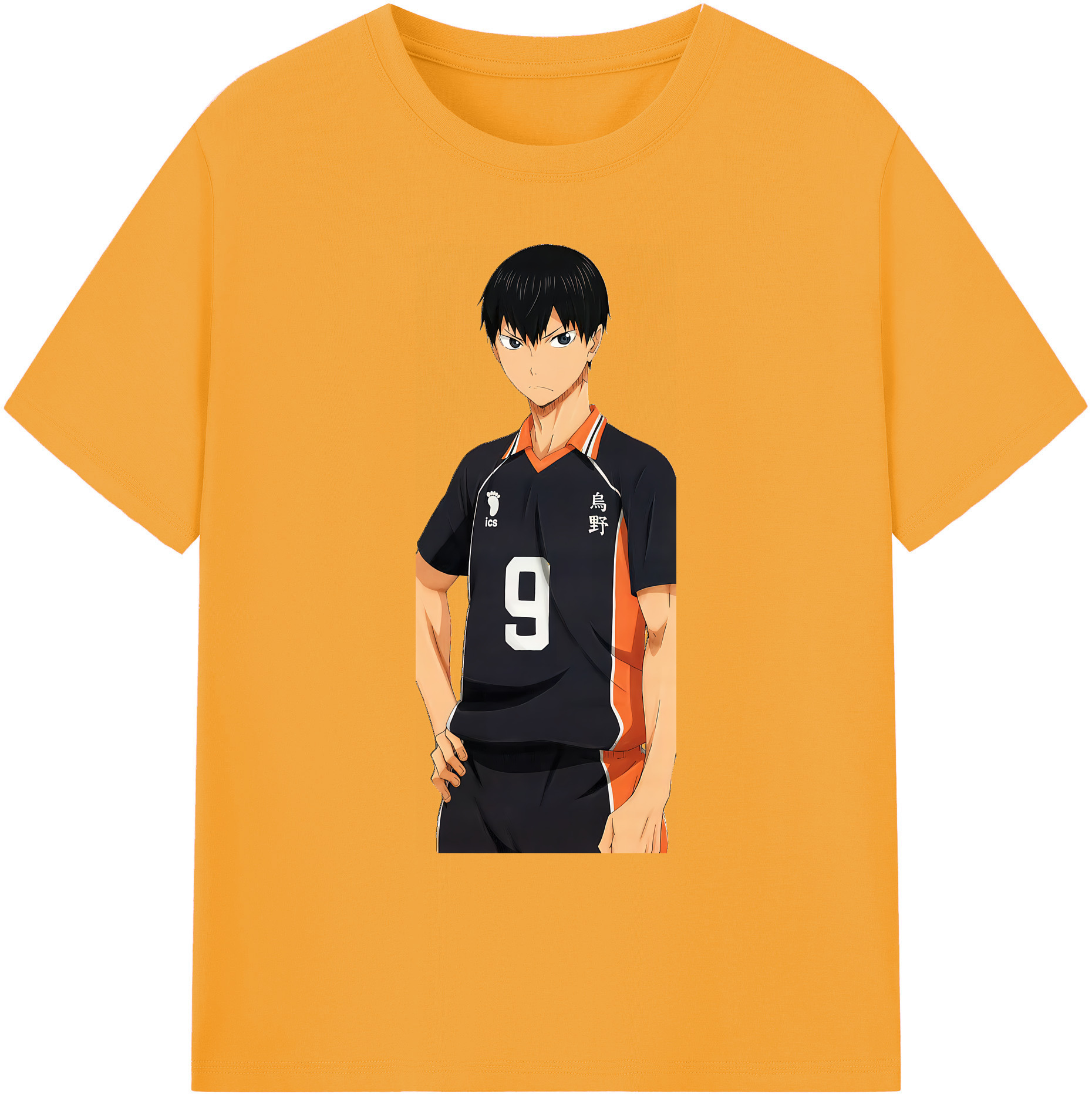 （画像用） ハイキュー!! Haikyu!! 綿100％ メンズ半袖Tシャツ｜肌触りやわらか＆通気性