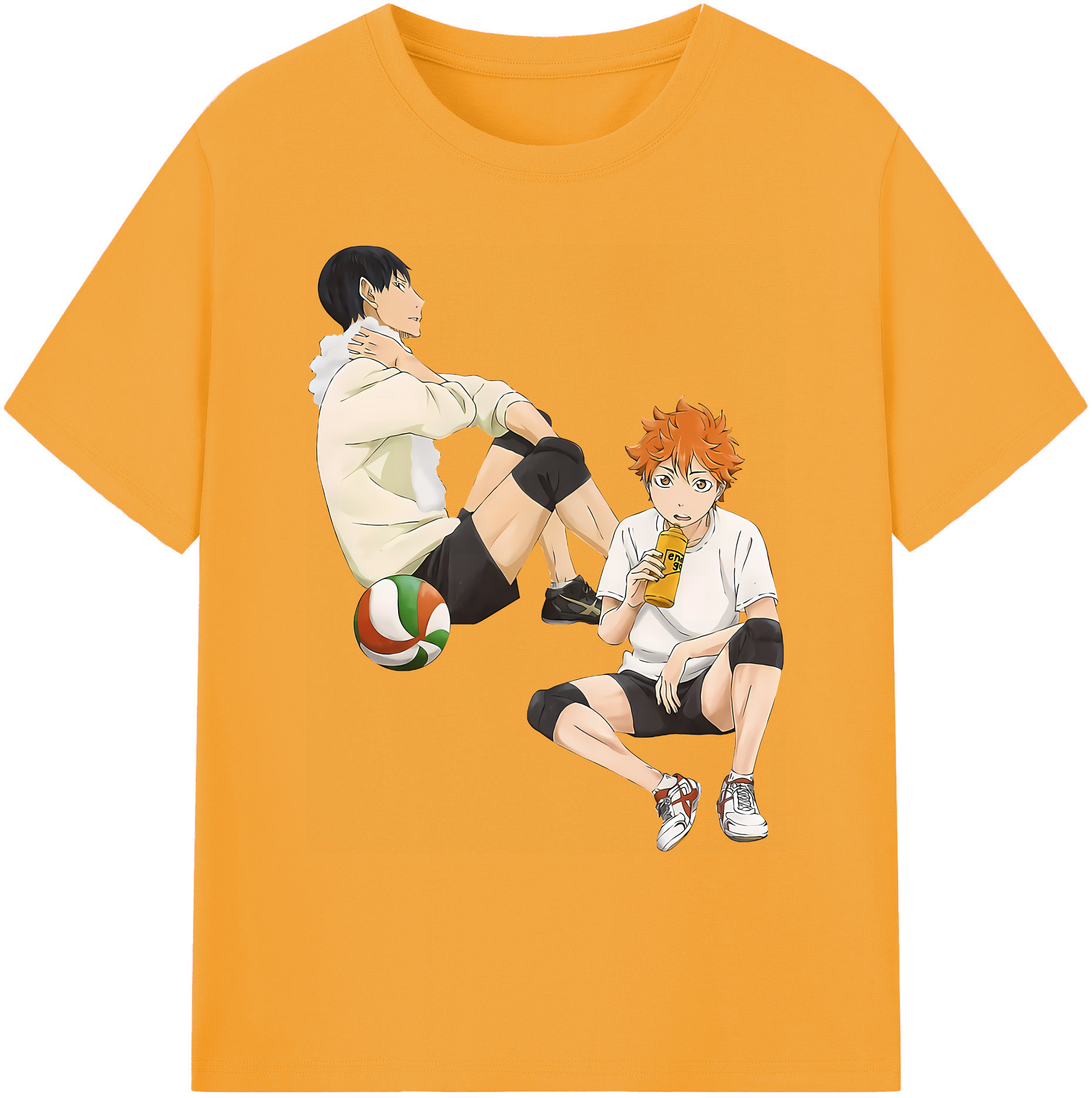 （画像用） ハイキュー!! Haikyu!! 綿100％ メンズ半袖Tシャツ｜肌触りやわらか＆通気性