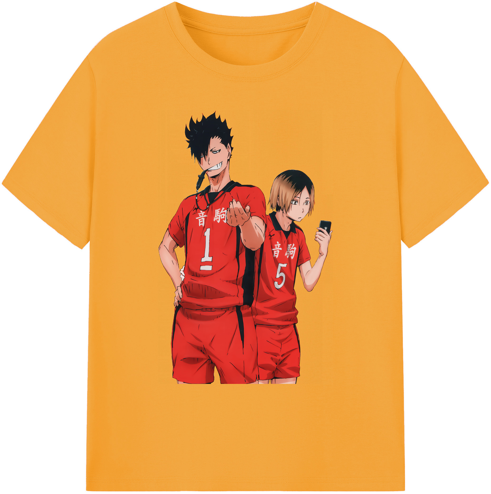 （画像用） ハイキュー!! Haikyu!! 綿100％ メンズ半袖Tシャツ｜肌触りやわらか＆通気性
