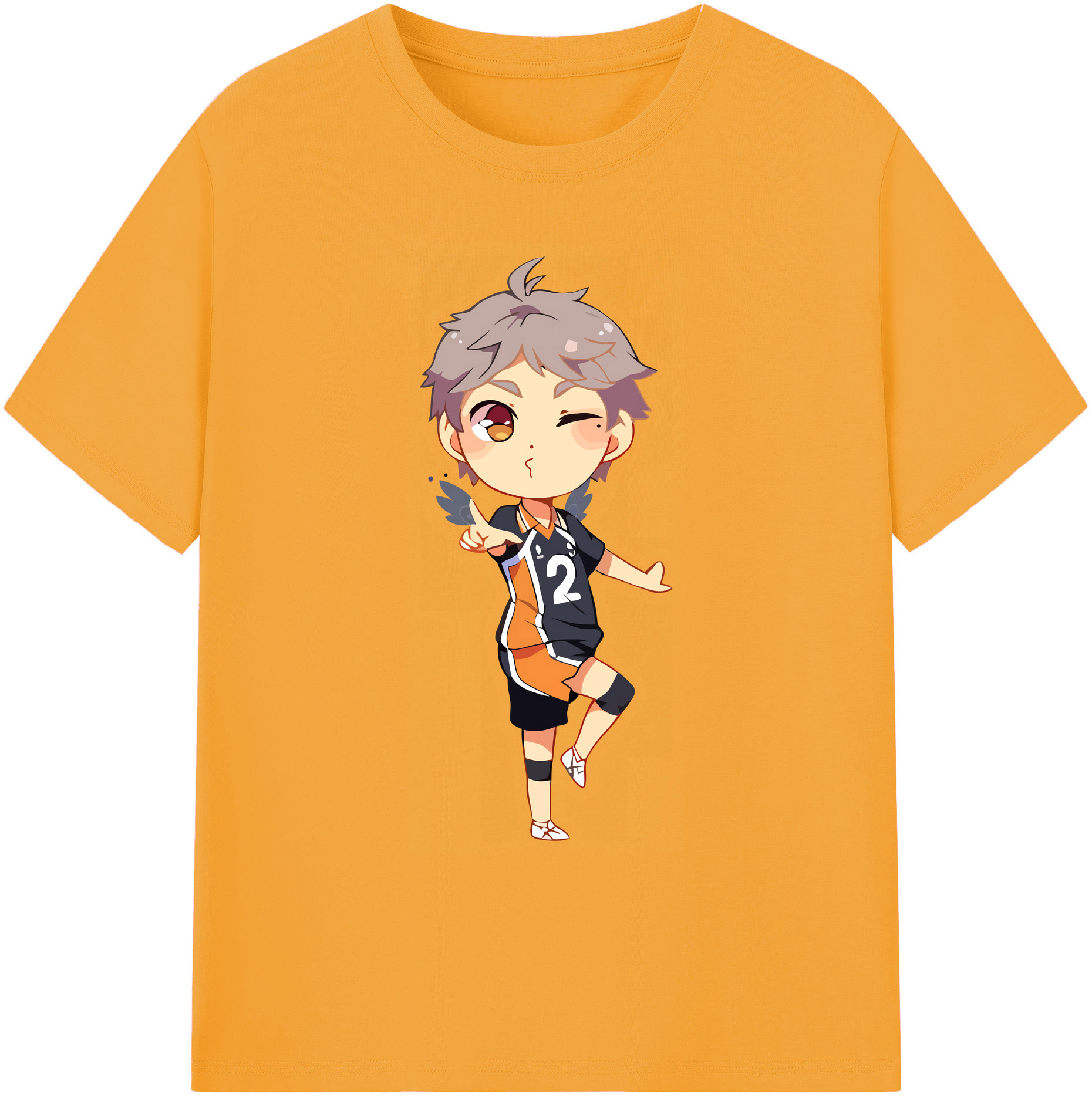（画像用） ハイキュー!! Haikyu!! 綿100％ メンズ半袖Tシャツ｜肌触りやわらか＆通気性