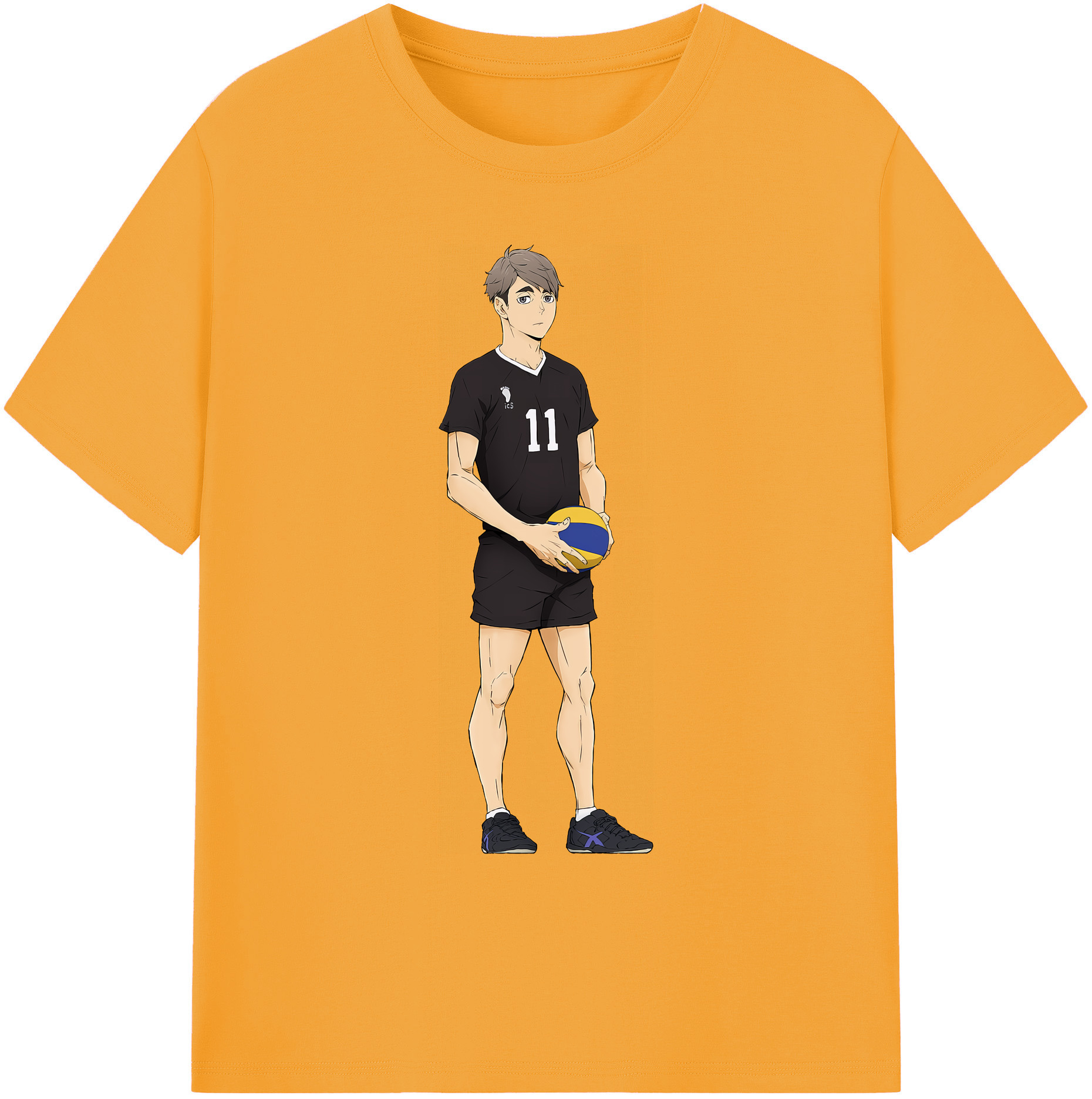 （画像用） ハイキュー!! Haikyu!! 綿100％ メンズ半袖Tシャツ｜肌触りやわらか＆通気性