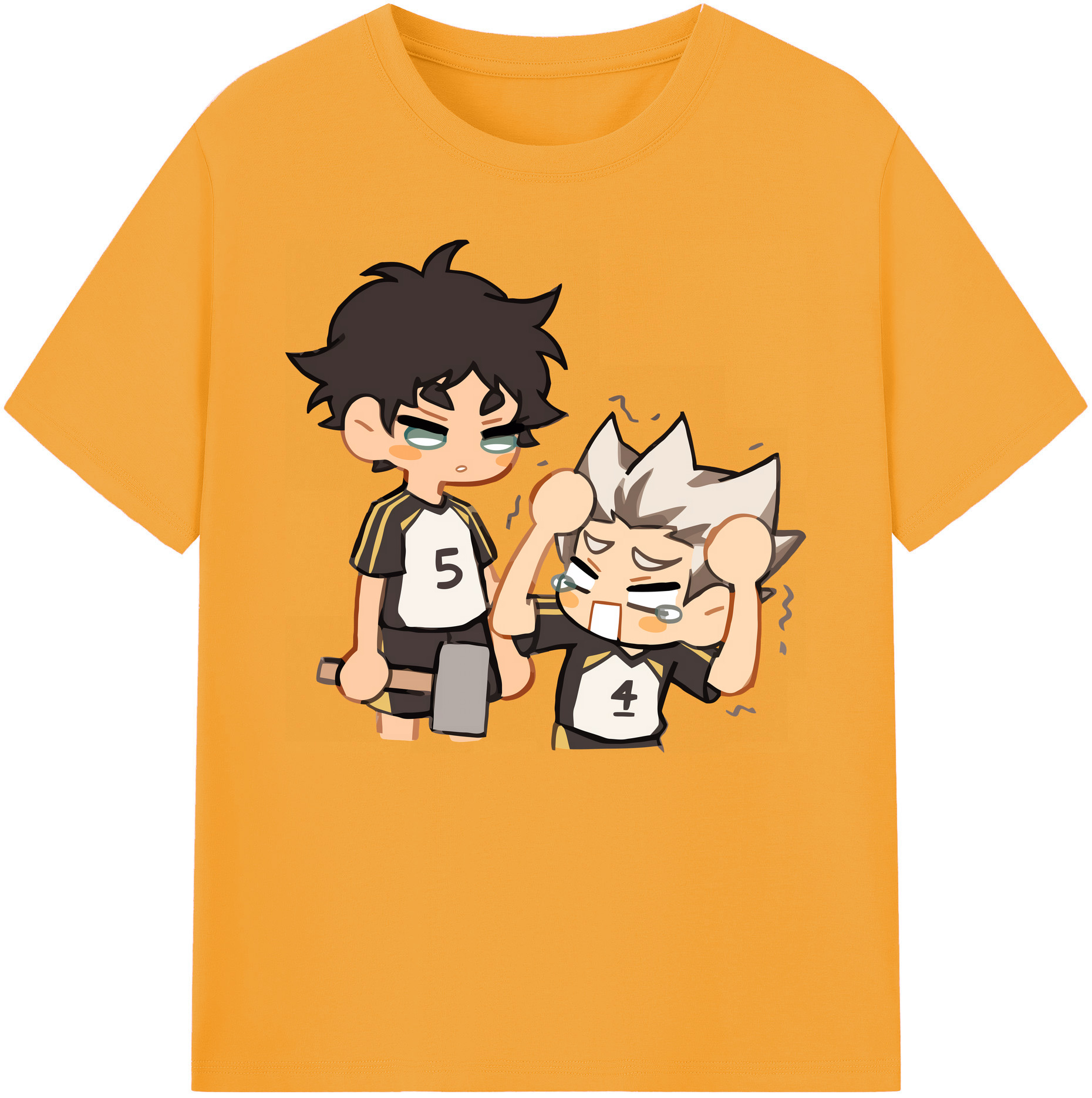 （画像用） ハイキュー!! Haikyu!! 綿100％ メンズ半袖Tシャツ｜肌触りやわらか＆通気性