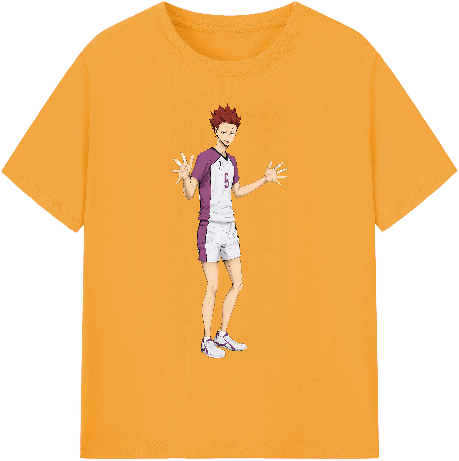 （画像用） ハイキュー!! Haikyu!! 綿100％ メンズ半袖Tシャツ｜肌触りやわらか＆通気性