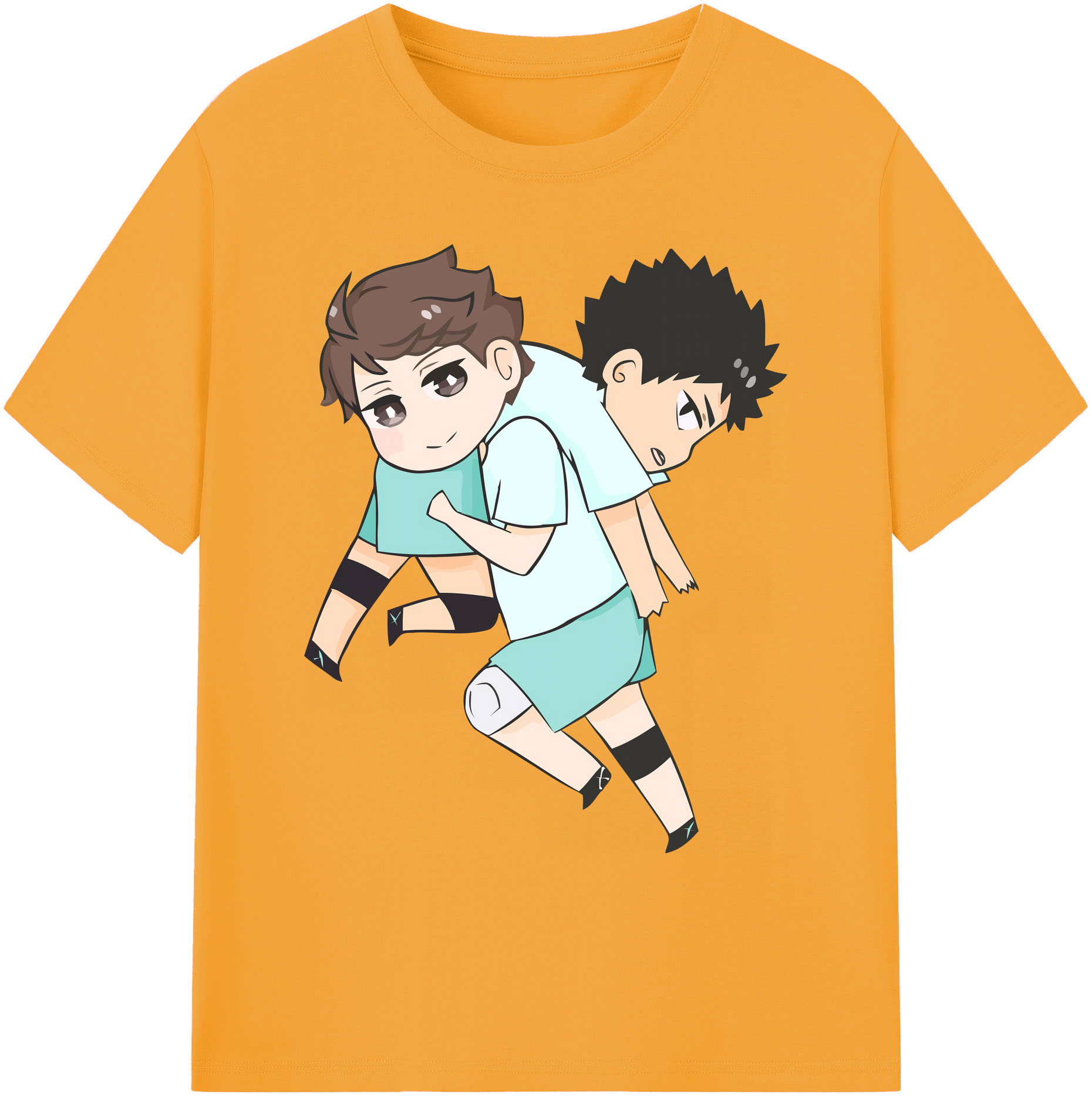（画像用） ハイキュー!! Haikyu!! 綿100％ メンズ半袖Tシャツ｜肌触りやわらか＆通気性
