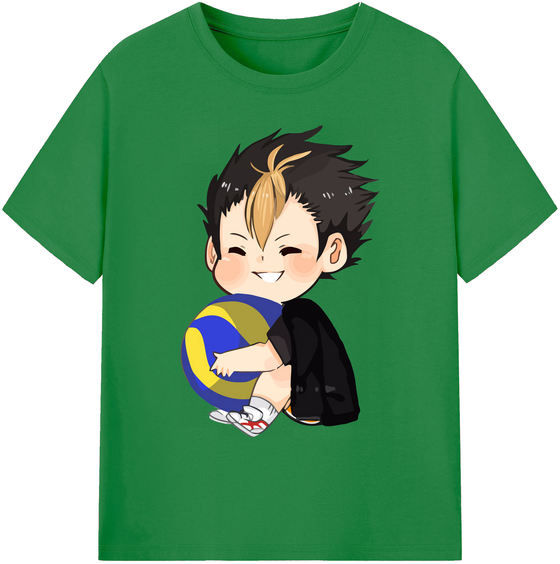 （画像用） ハイキュー!! Haikyu!! 綿100％ メンズ半袖Tシャツ｜肌触りやわらか＆通気性