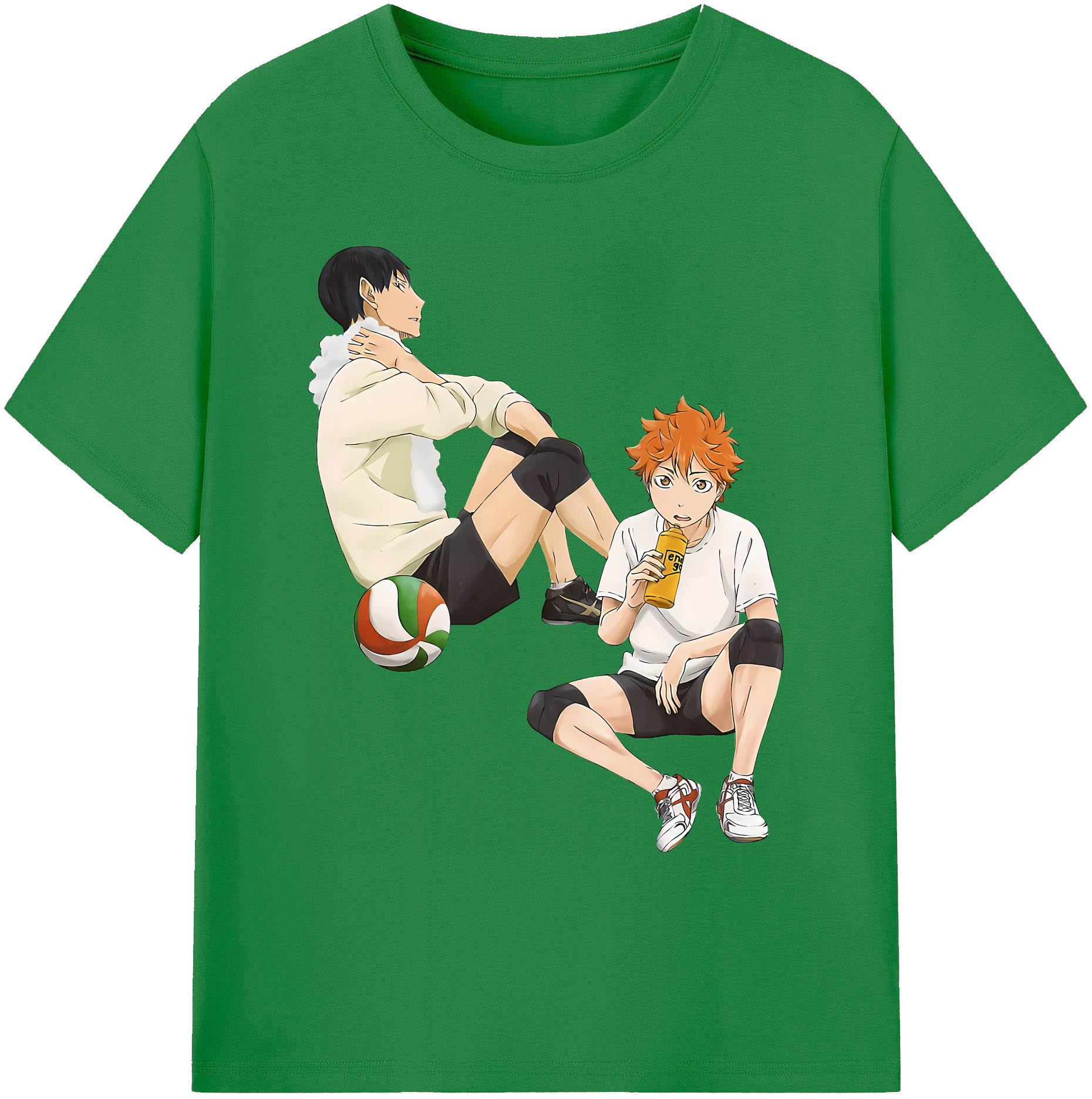 （画像用） ハイキュー!! Haikyu!! 綿100％ メンズ半袖Tシャツ｜肌触りやわらか＆通気性