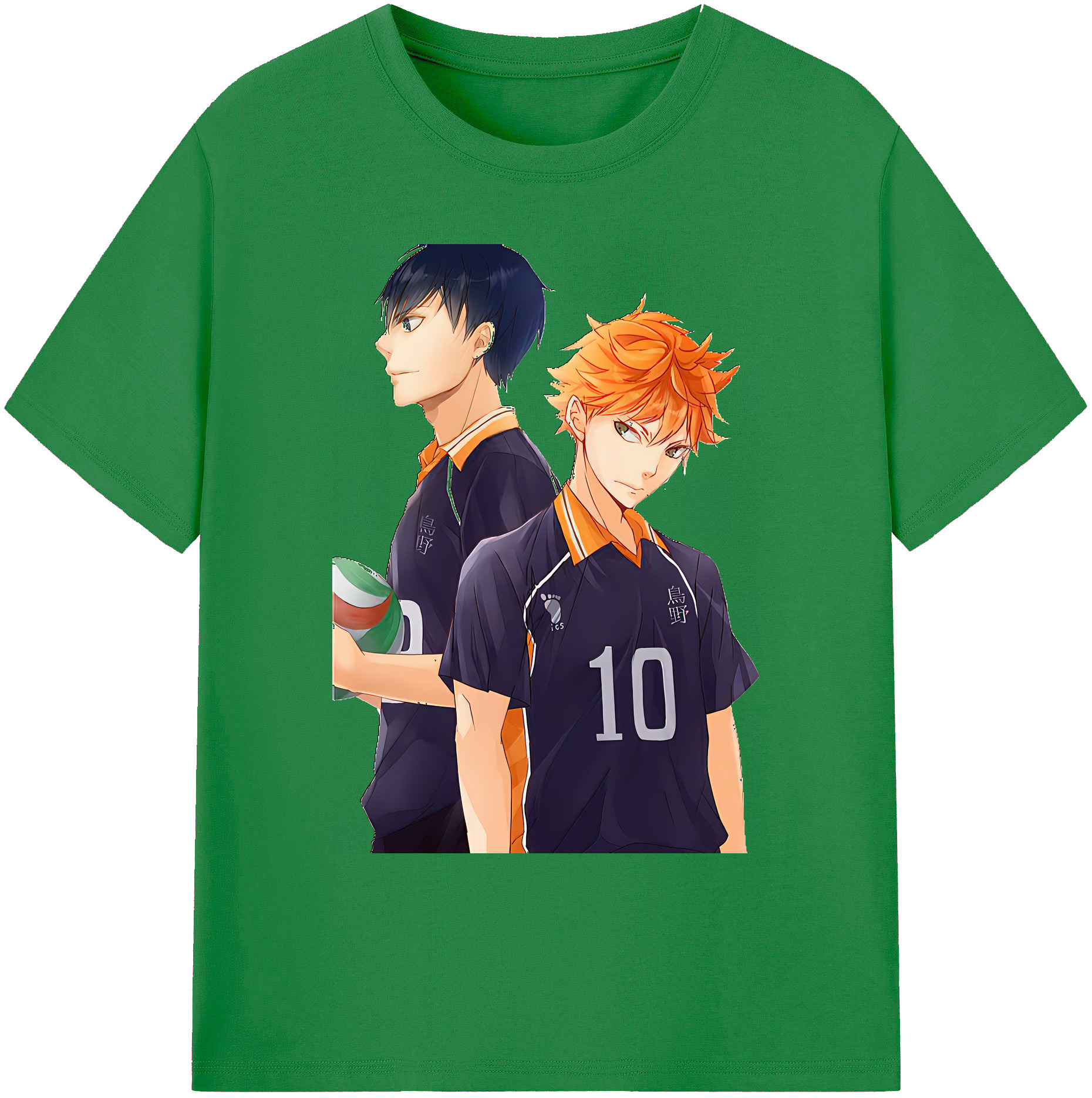 （画像用） ハイキュー!! Haikyu!! 綿100％ メンズ半袖Tシャツ｜肌触りやわらか＆通気性
