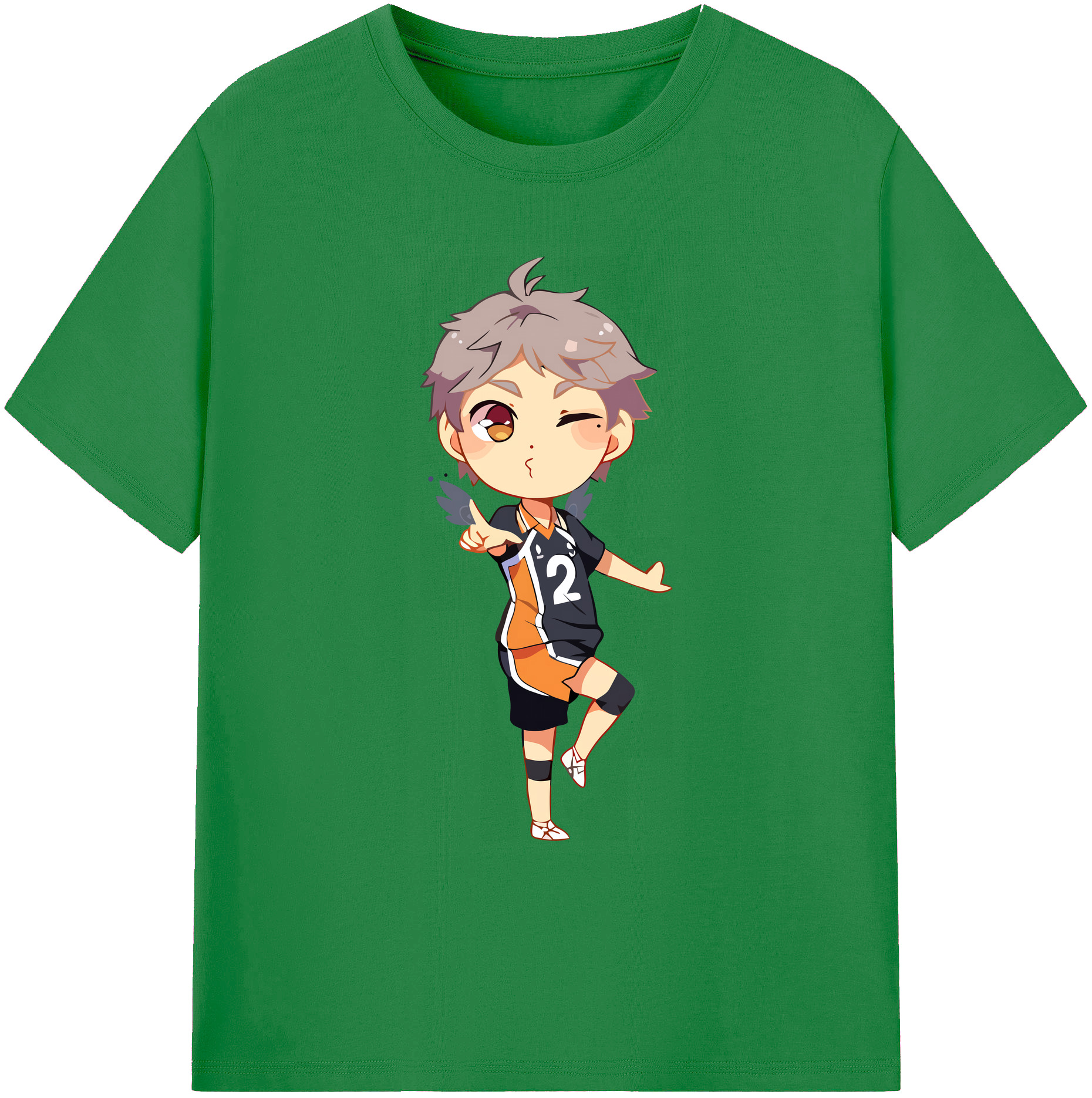 （画像用） ハイキュー!! Haikyu!! 綿100％ メンズ半袖Tシャツ｜肌触りやわらか＆通気性