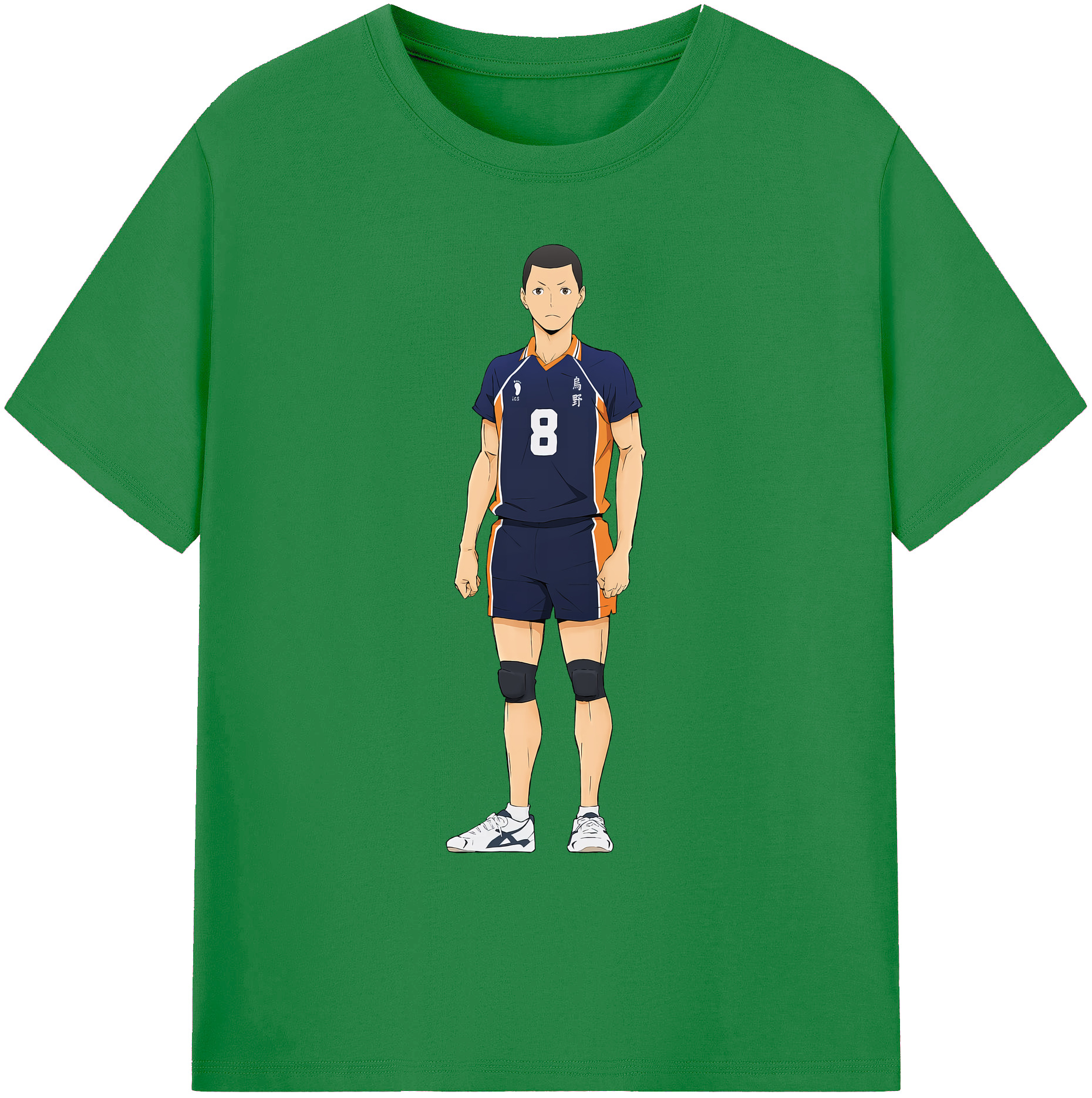 （画像用） ハイキュー!! Haikyu!! 綿100％ メンズ半袖Tシャツ｜肌触りやわらか＆通気性