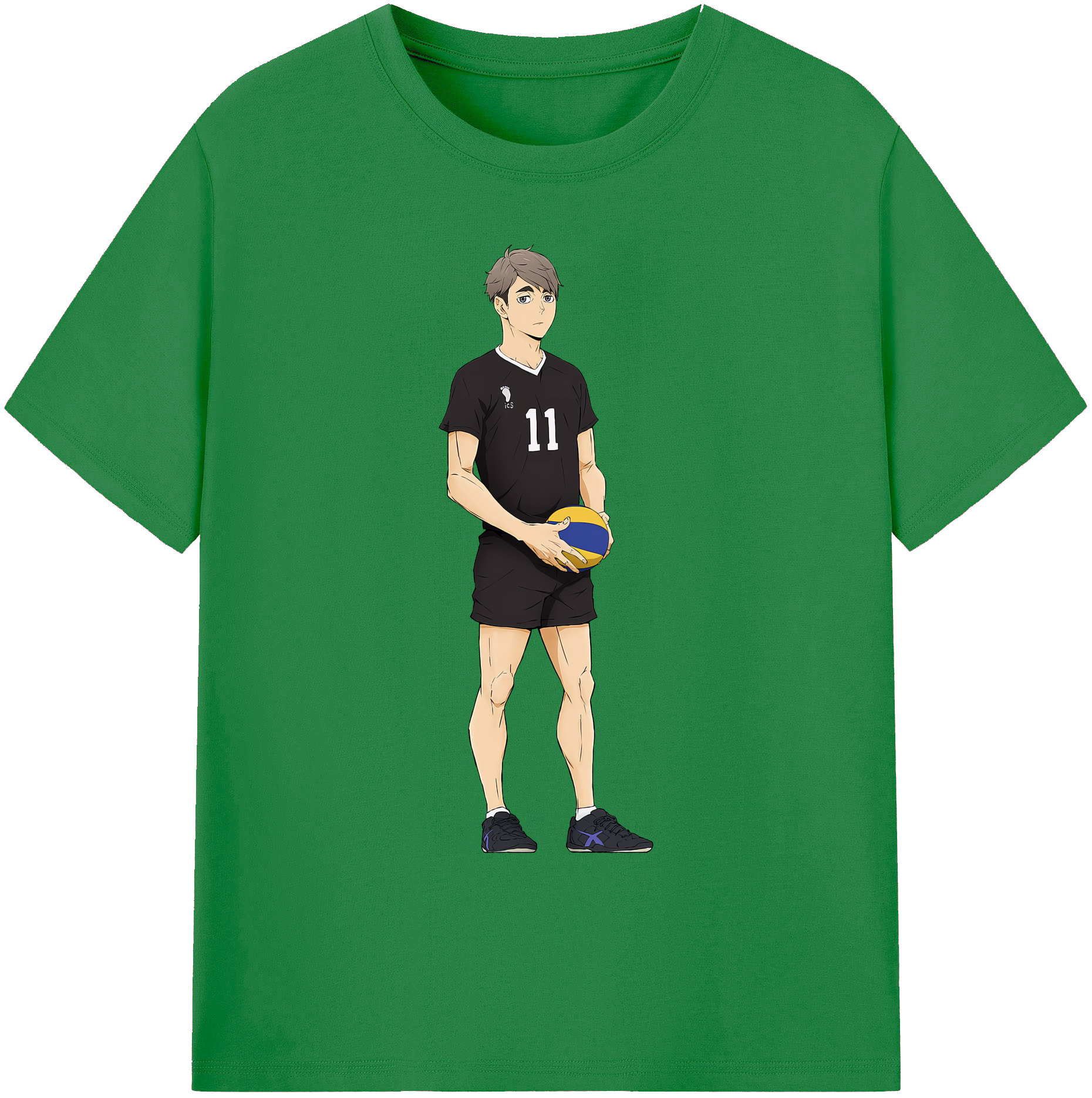 （画像用） ハイキュー!! Haikyu!! 綿100％ メンズ半袖Tシャツ｜肌触りやわらか＆通気性