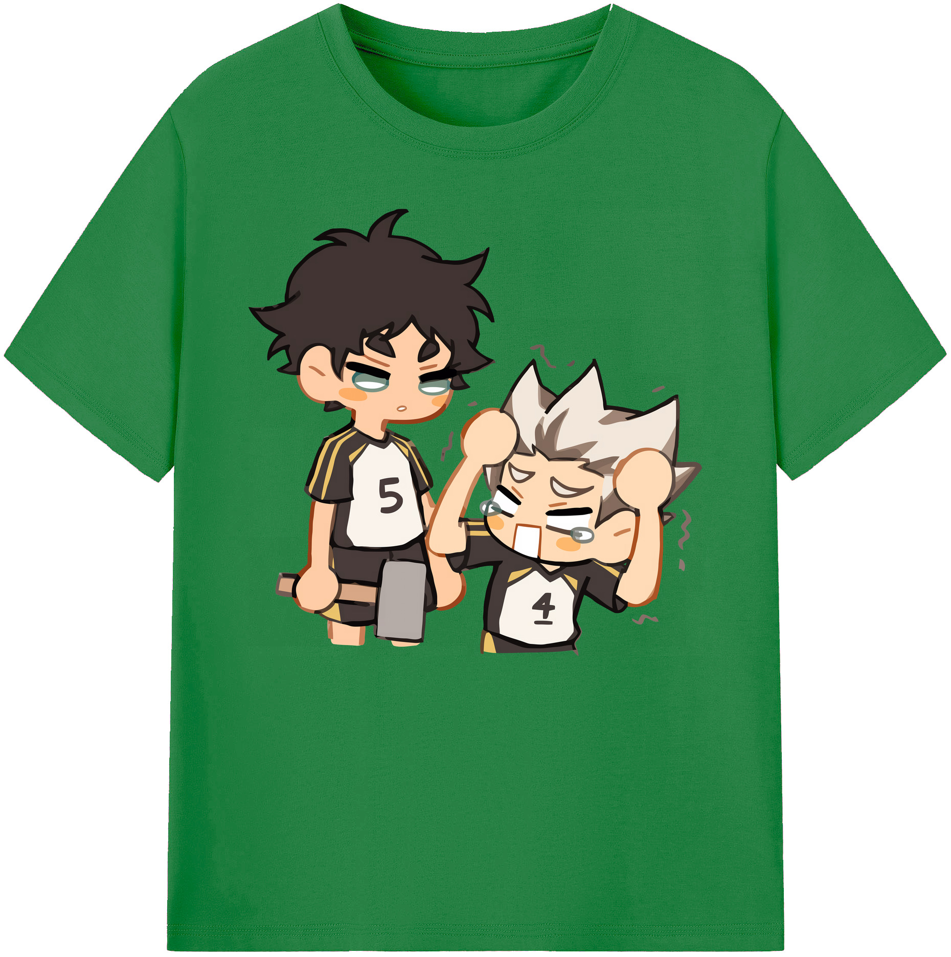 （画像用） ハイキュー!! Haikyu!! 綿100％ メンズ半袖Tシャツ｜肌触りやわらか＆通気性