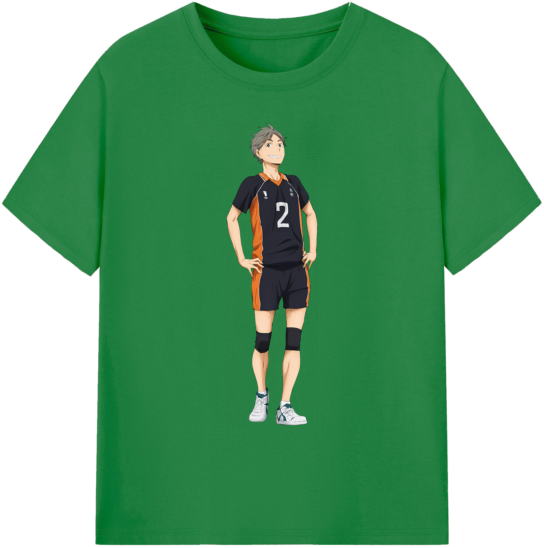 （画像用） ハイキュー!! Haikyu!! 綿100％ メンズ半袖Tシャツ｜肌触りやわらか＆通気性