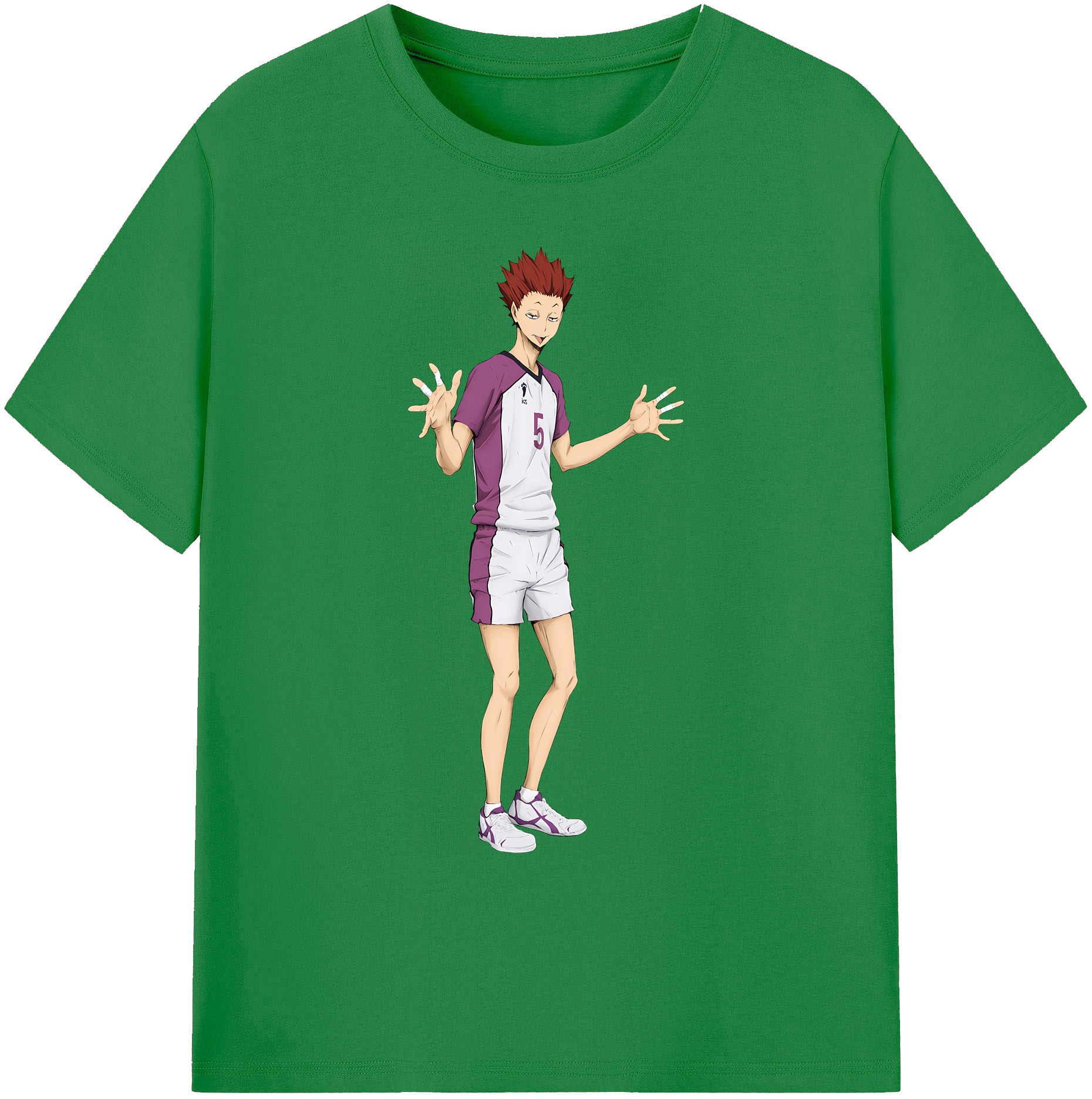 （画像用） ハイキュー!! Haikyu!! 綿100％ メンズ半袖Tシャツ｜肌触りやわらか＆通気性