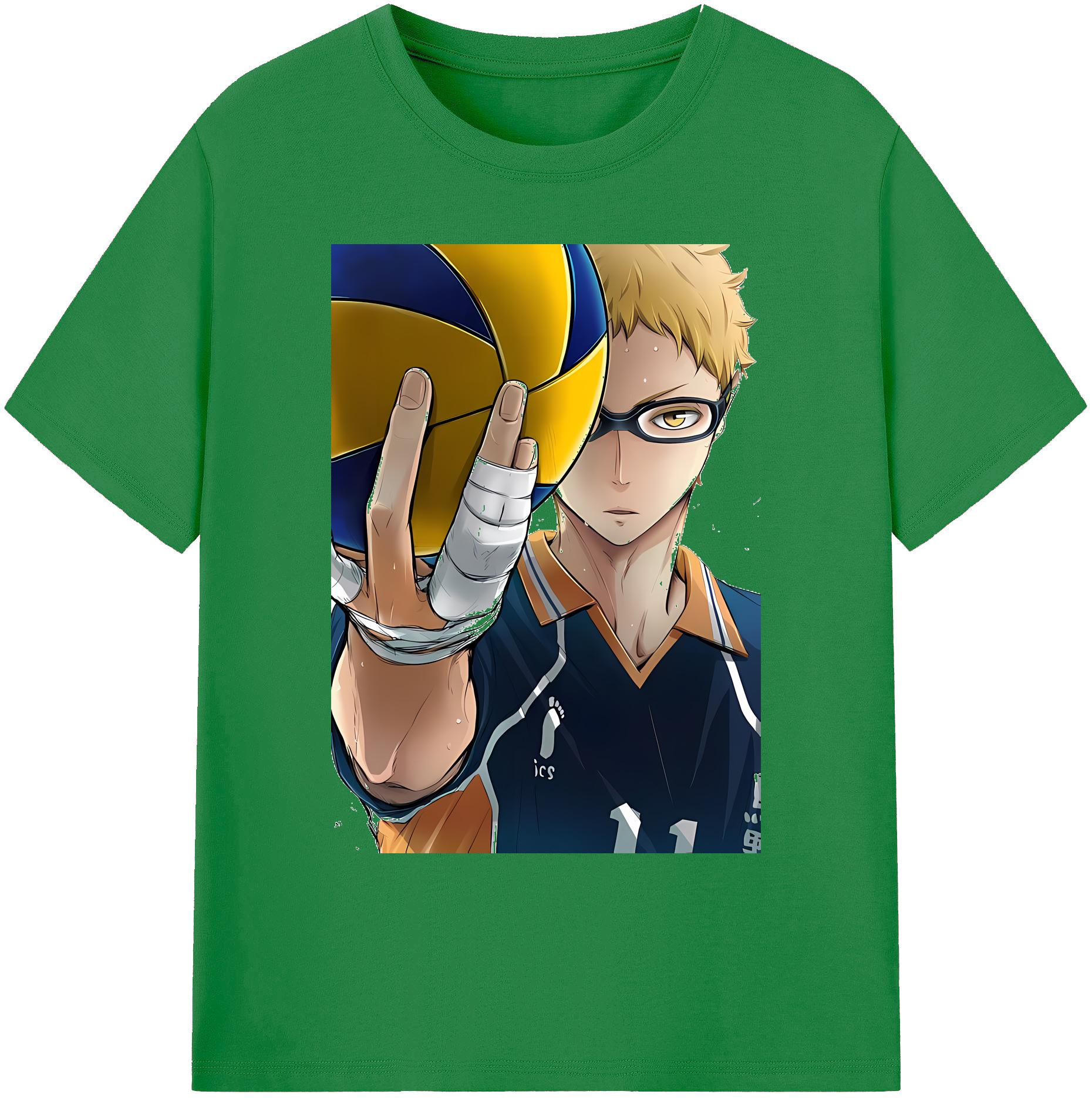 （画像用） ハイキュー!! Haikyu!! 綿100％ メンズ半袖Tシャツ｜肌触りやわらか＆通気性