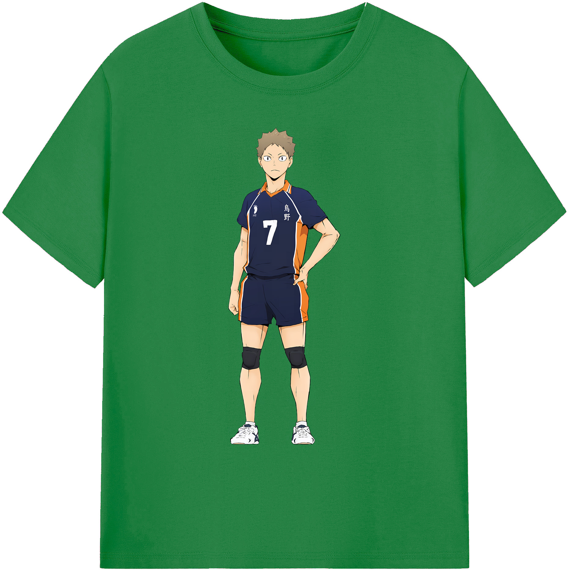 （画像用） ハイキュー!! Haikyu!! 綿100％ メンズ半袖Tシャツ｜肌触りやわらか＆通気性