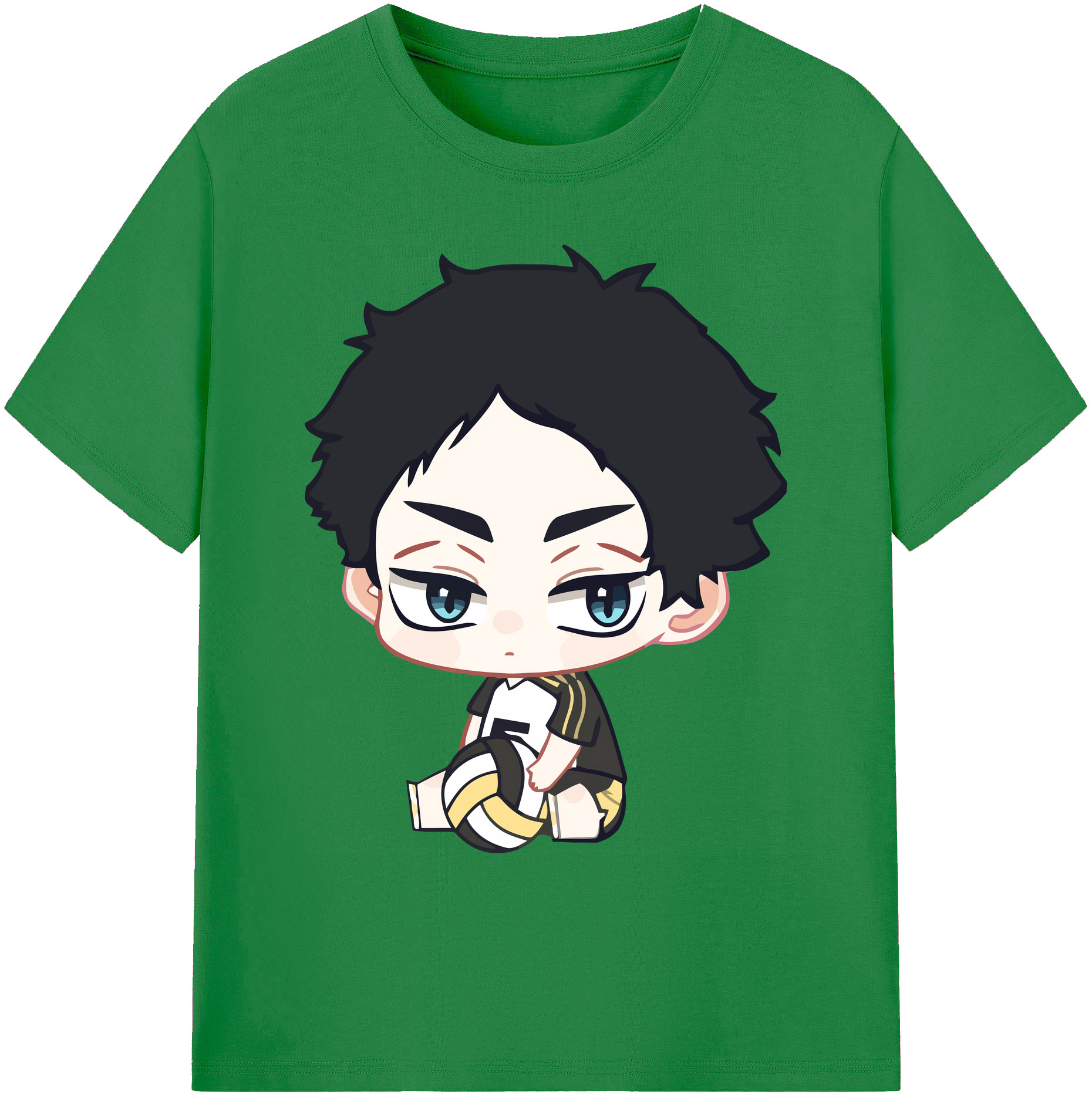 （画像用） ハイキュー!! Haikyu!! 綿100％ メンズ半袖Tシャツ｜肌触りやわらか＆通気性
